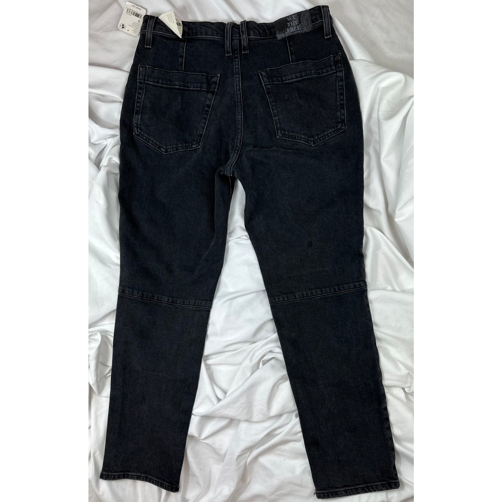 Free People Free People Beacon Mid Rise Slim Crop Jeans Black Quartz 30 Size 30" / US 8 / IT 44 - 18 Thumbnail