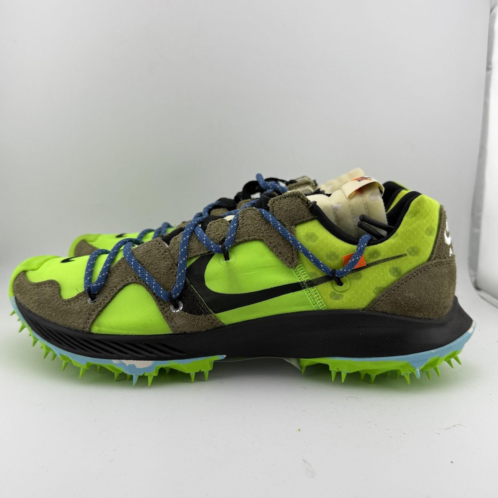 Nike Off-White x Nike Terra Tiger Green 12W Used Size US 12 / IT 42 - 2 Thumbnail