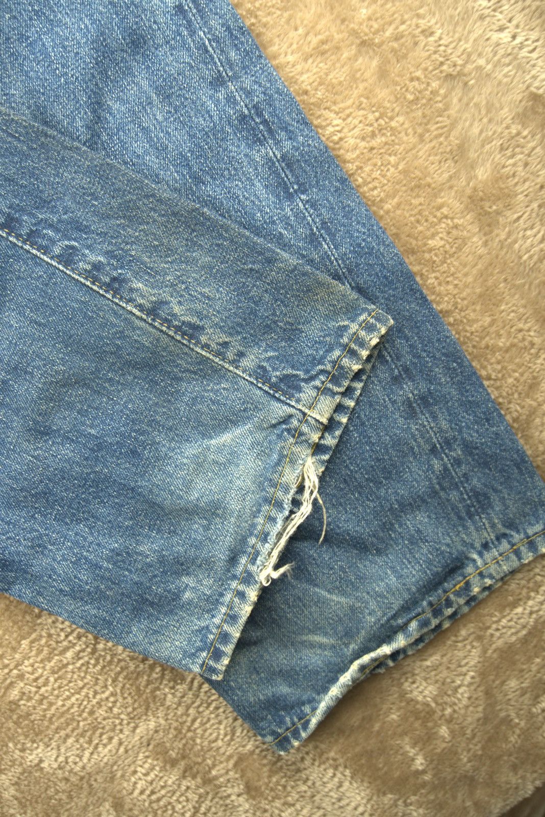 Levi's Vtg Levis 501xx Big E Selvedge Turkey Made Mens Grunge Style Size US 31 - 17 Thumbnail