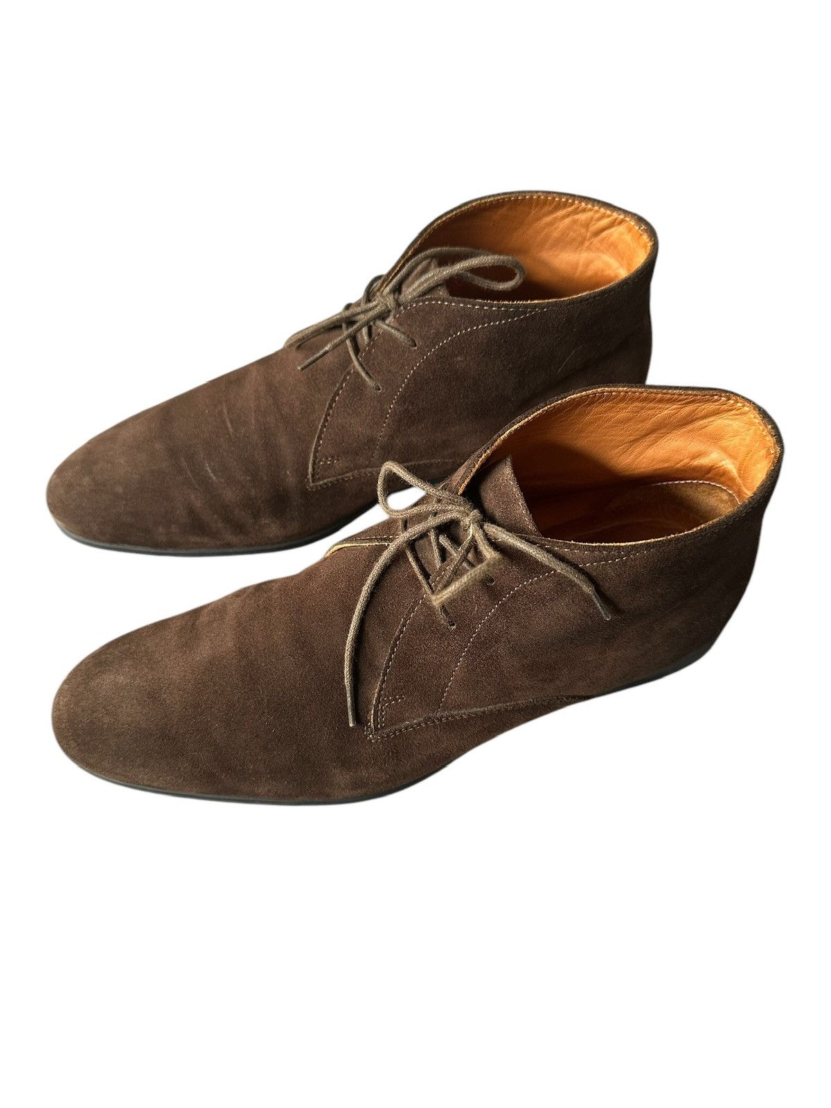 Japanese Brand 🔥Grail🔥 00’s Stefano Rossi Oumo suede chukka brown shoes Size US 9 / EU 42 - 5 Thumbnail