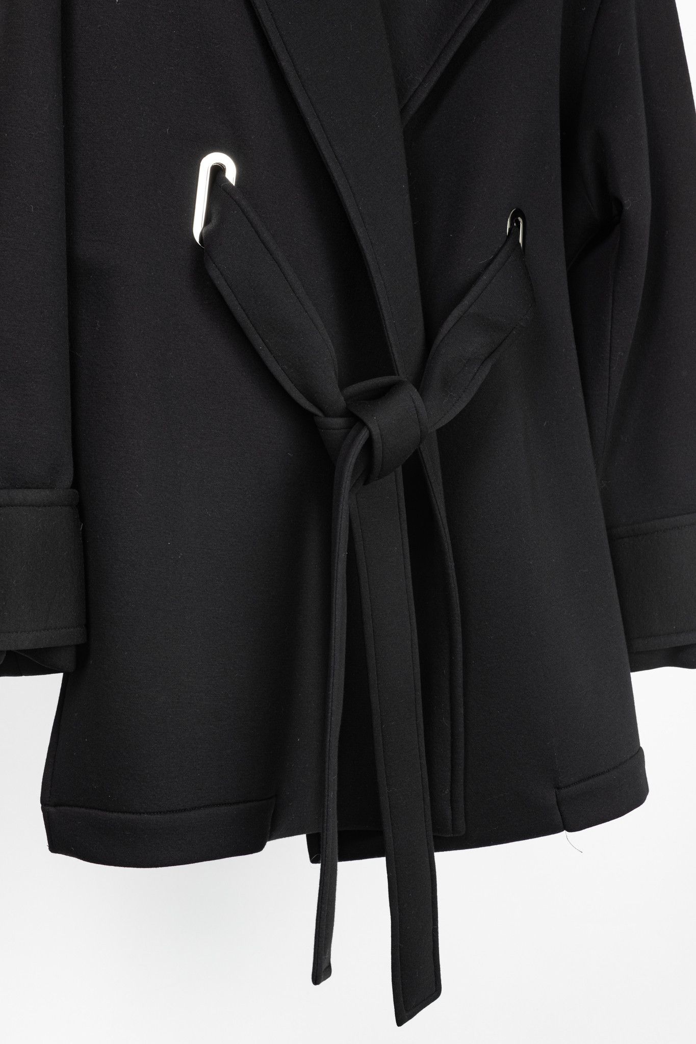 Other Beaufille Black Modal-Neoprene Wrap Jacket Size S / US 4 / IT 40 - 8 Thumbnail