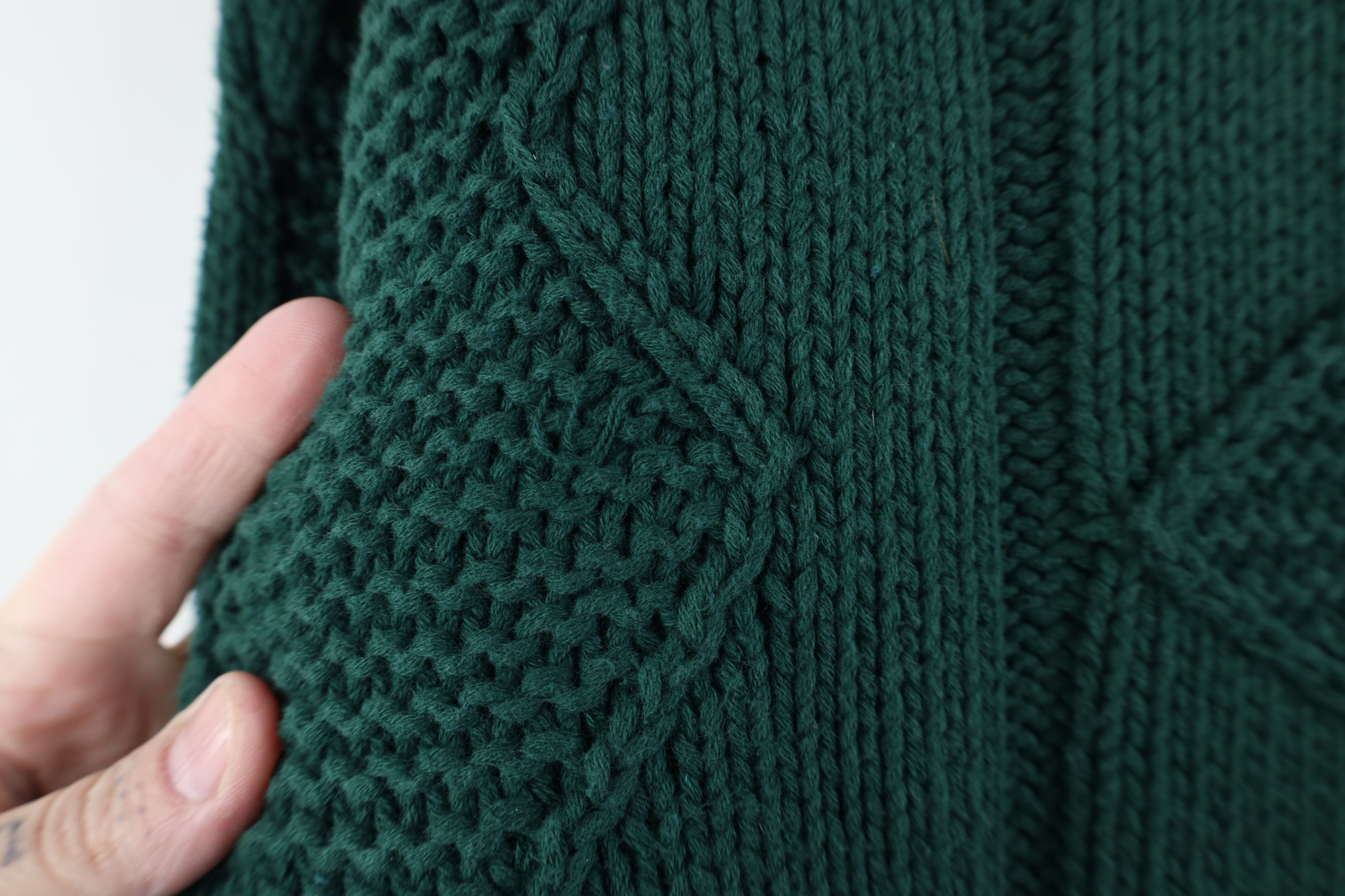 Vintage Vintage 90s Streetwear Chunky Fisherman Cable Knit Sweater Size S / US 4 / IT 40 - 4 Thumbnail