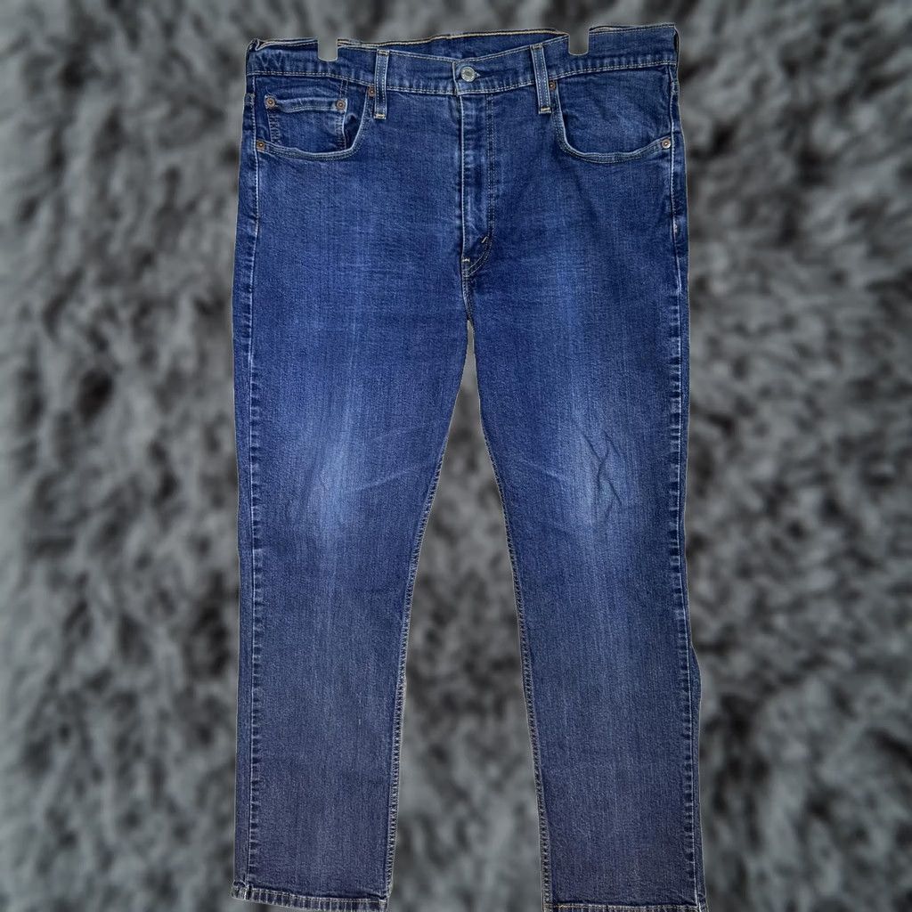 Levi's VINTAGE Levis 514 Jeans Mens 38x30 Blue Stretch Straight Leg Medium Wash Denim Size US 38 / EU 54 - 1 Thumbnail