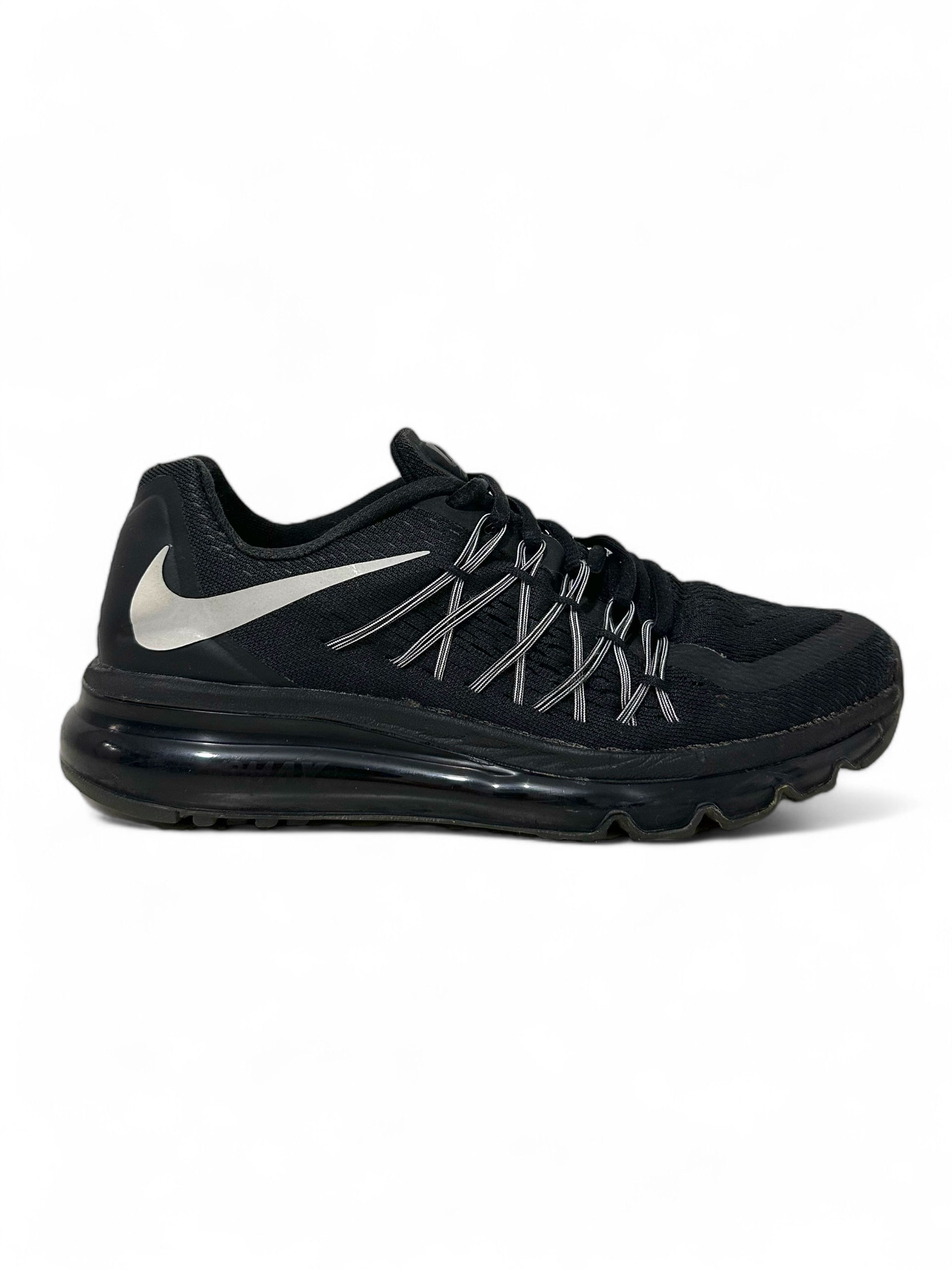 Nike Sz 38.5 Nike Air Max Black White Low Top Sneakers Size US 7.5 / IT 37.5 - 4 Thumbnail