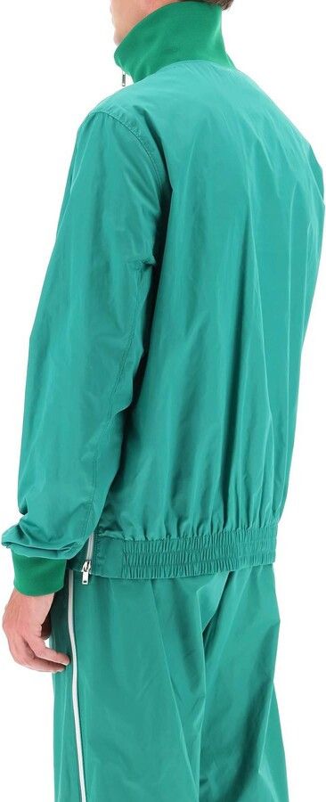 Valentino o1y0525 Logo Shell Bomber Jacket in Green Size US M / EU 48-50 / 2 - 3 Thumbnail