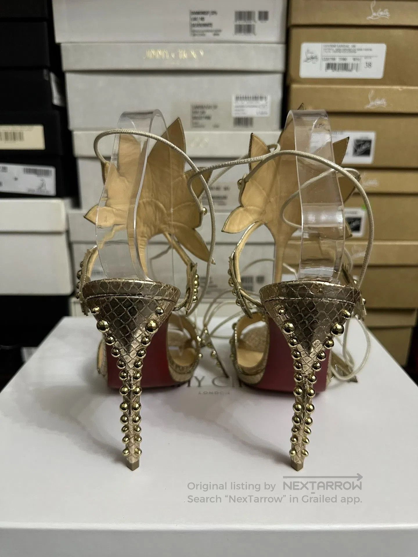 Christian Louboutin Christian Louboutin Limited Edition Heels. Size US 7.5 / IT 37.5 - 4 Thumbnail