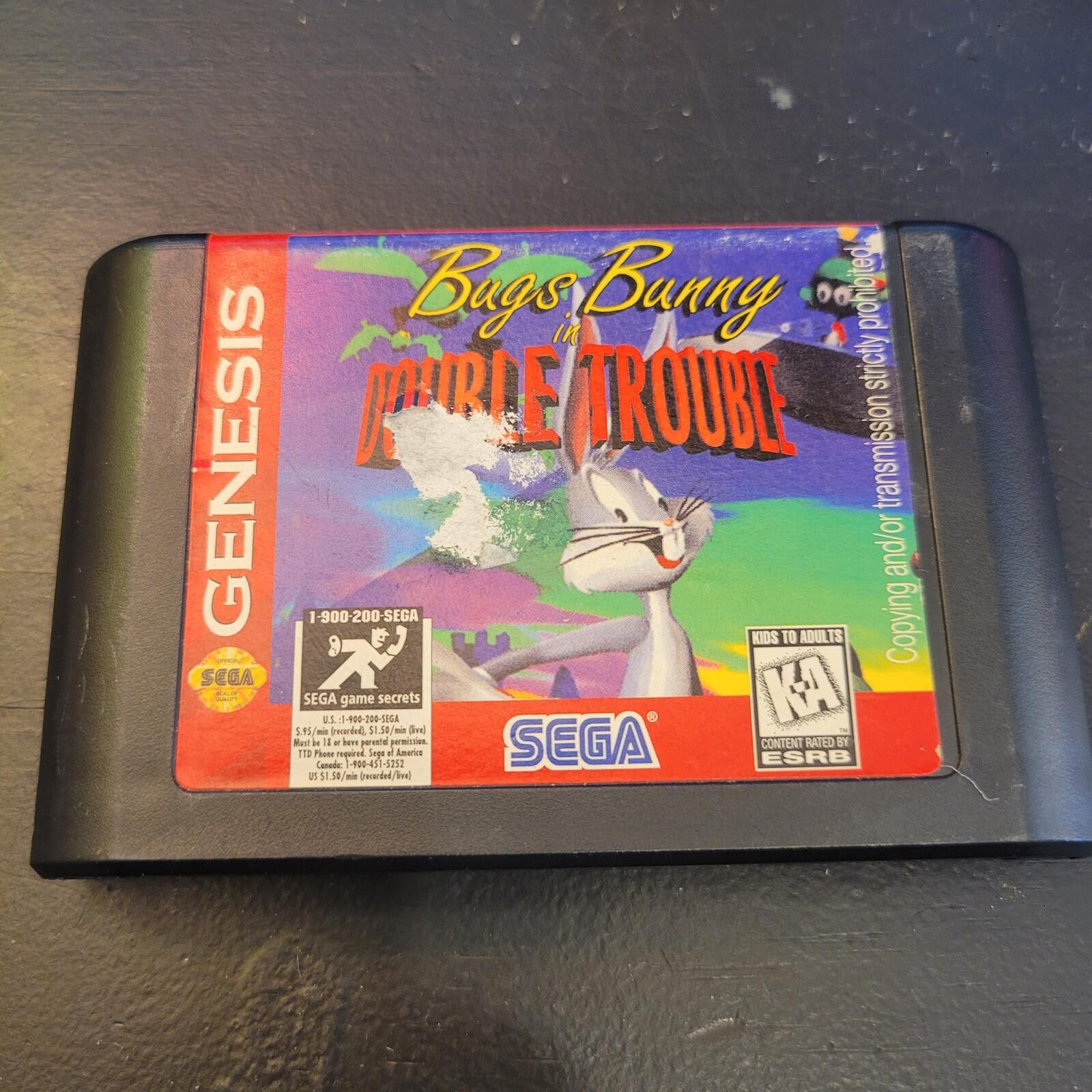 Other Sega Genesis Game - Bugs Bunny Double Trouble - TESTED Size ONE SIZE - 1 Thumbnail