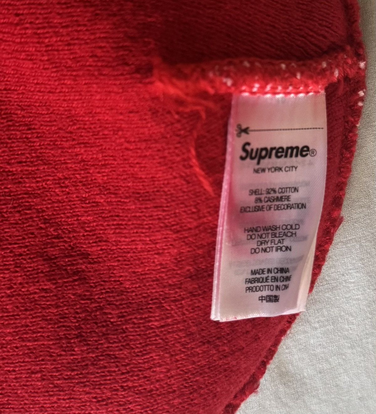 Supreme Supreme big logo beanie Size ONE SIZE - 3 Thumbnail