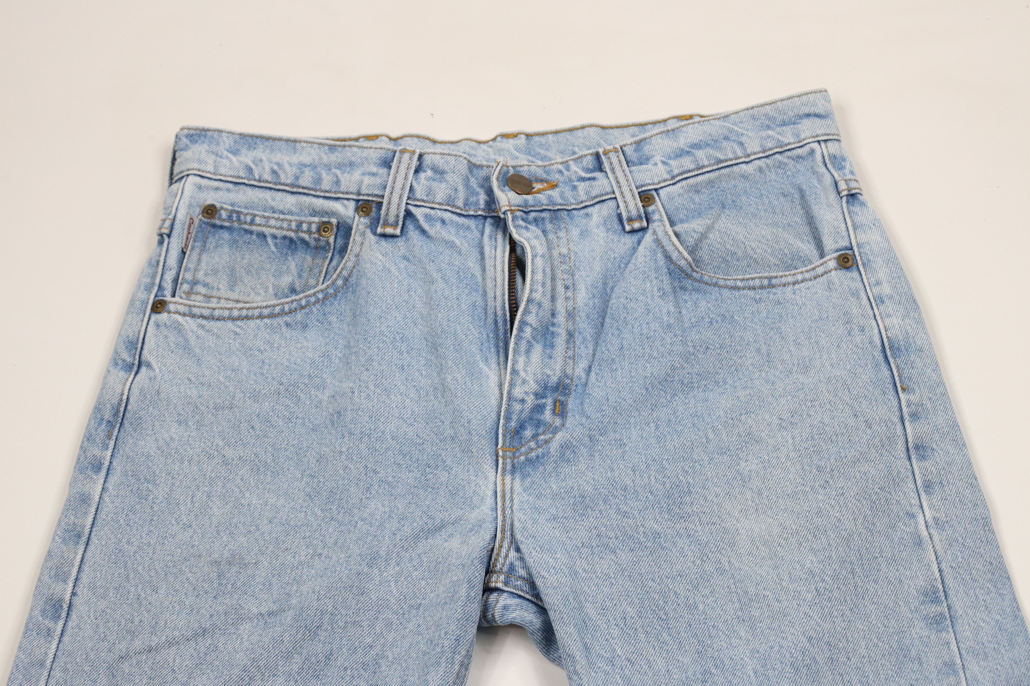 Carhartt × Vintage Vintage Y2K 2000 Carhartt Straight Leg Denim Jeans Blue USA Size US 33 - 2 Thumbnail