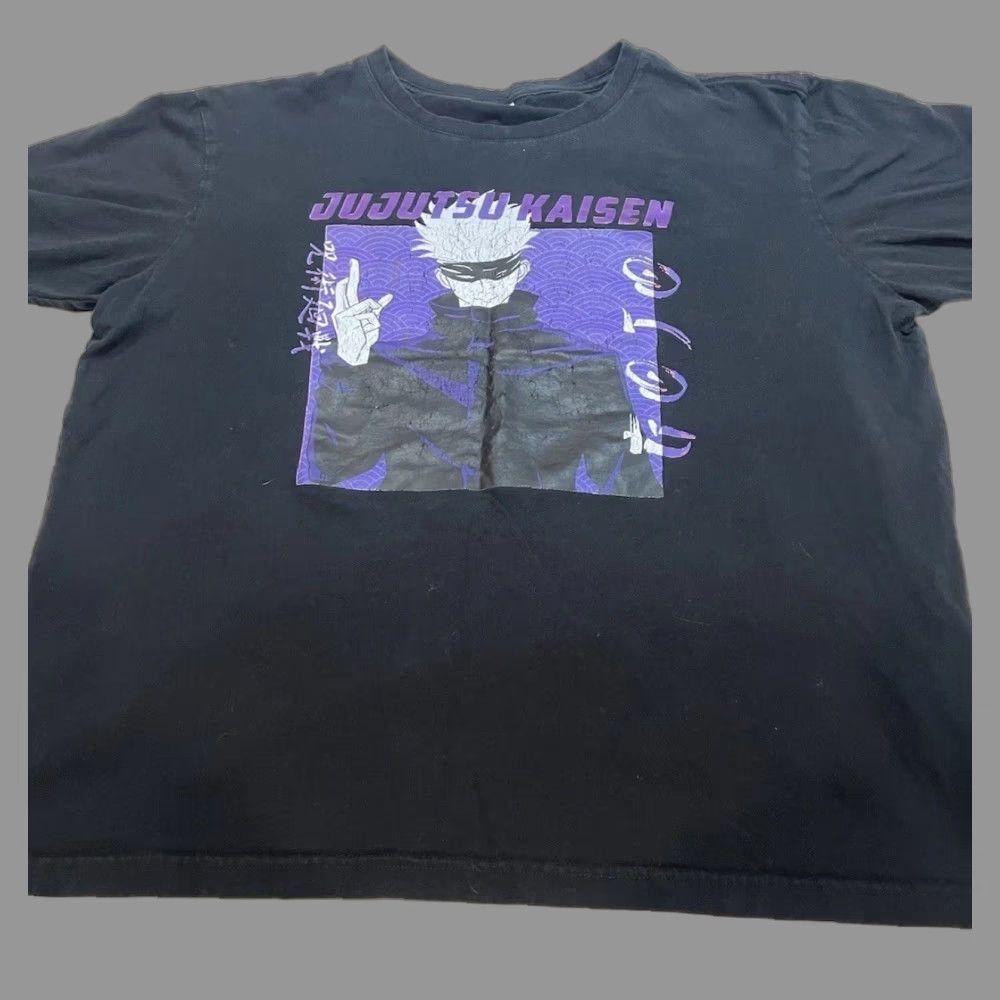 Vintage Jujutsu Kaisen Large Black Shirt Anime Graphic Tee Men's Short Sleeve Crew Neck Size US L / EU 52-54 / 3 - 1 Thumbnail