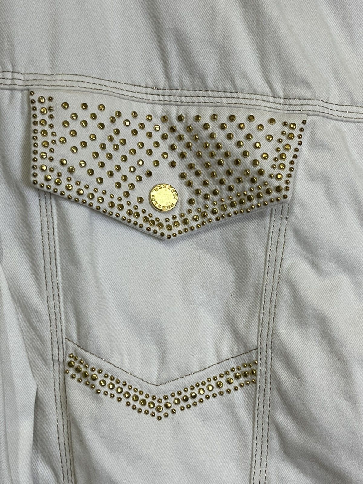 Iceberg VINTAGE 1992 ICEBERG STUDDED LOGO/BELT TRUCKER DENIM JACKET Size US L / EU 52-54 / 3 - 4 Thumbnail