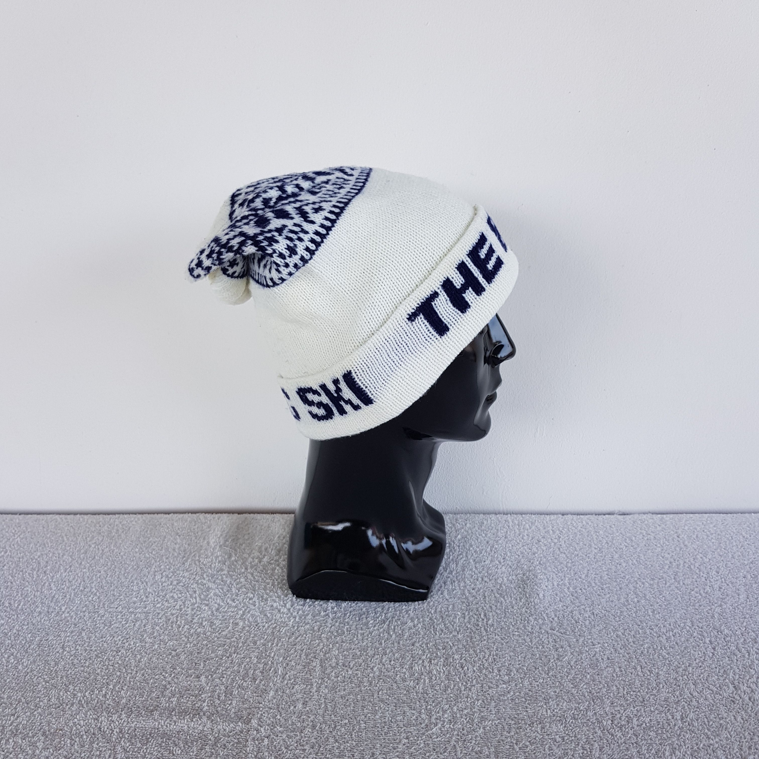 Japanese Brand Vintage The Big Ski Beanie Y2K Knit Crochet Snow Caps Hats Size ONE SIZE - 3 Thumbnail