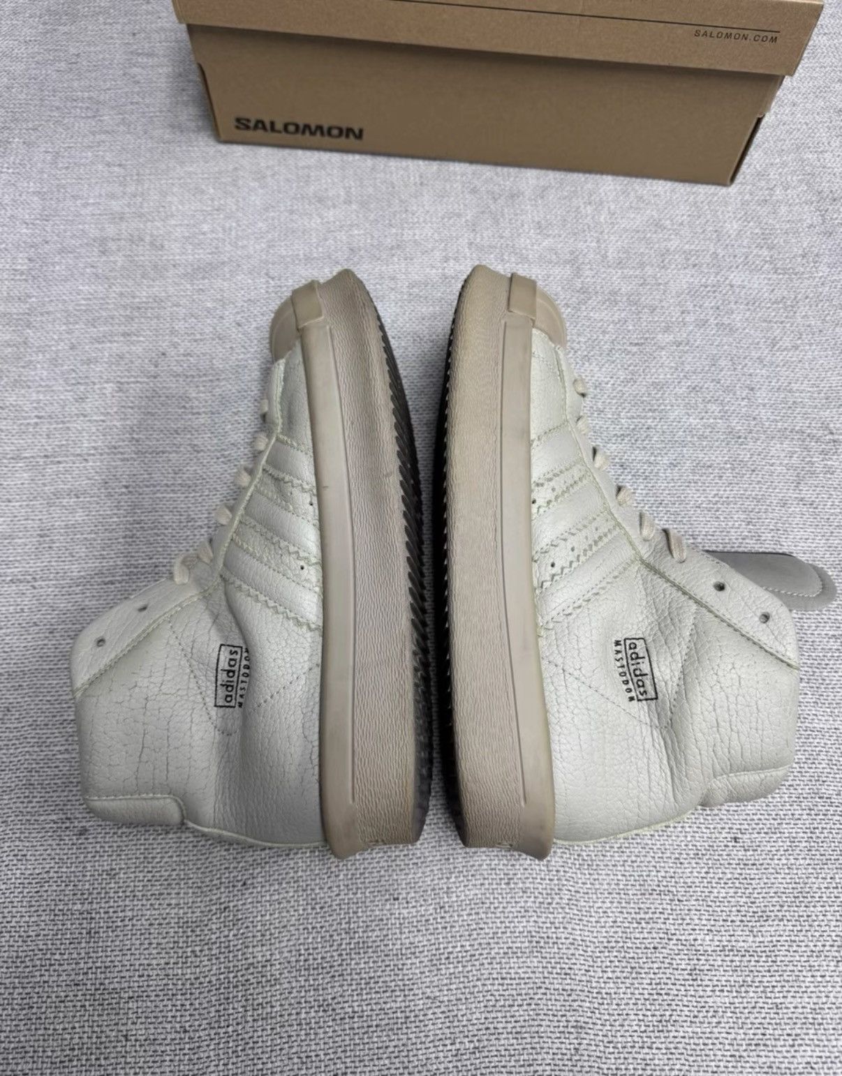 Adidas Adidas x Rick Owens Superstar High K37 Size US 8 / EU 41 - 4 Thumbnail