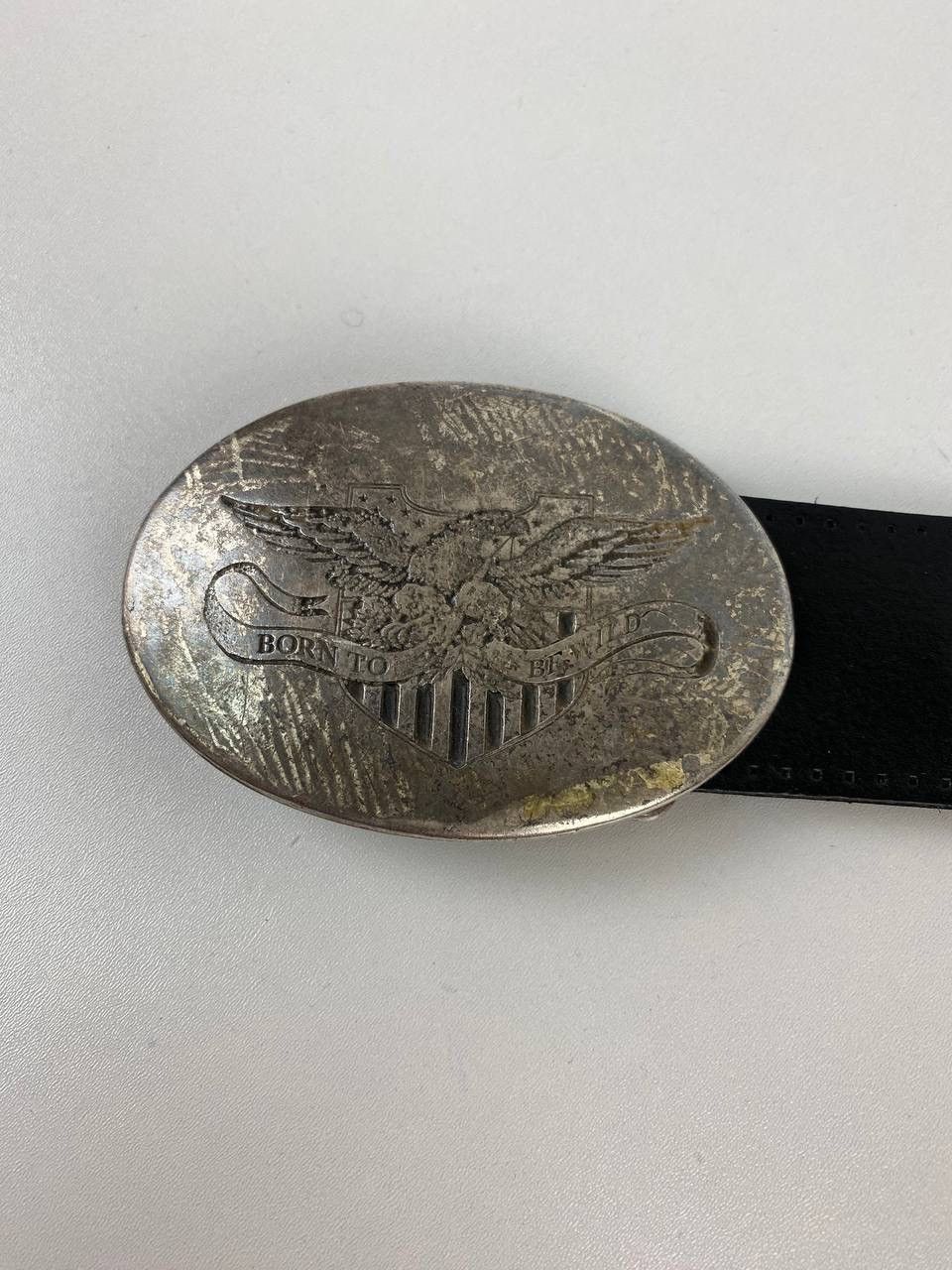Vintage Born To Be Wild 90s leather belt Size ONE SIZE - 2 Thumbnail
