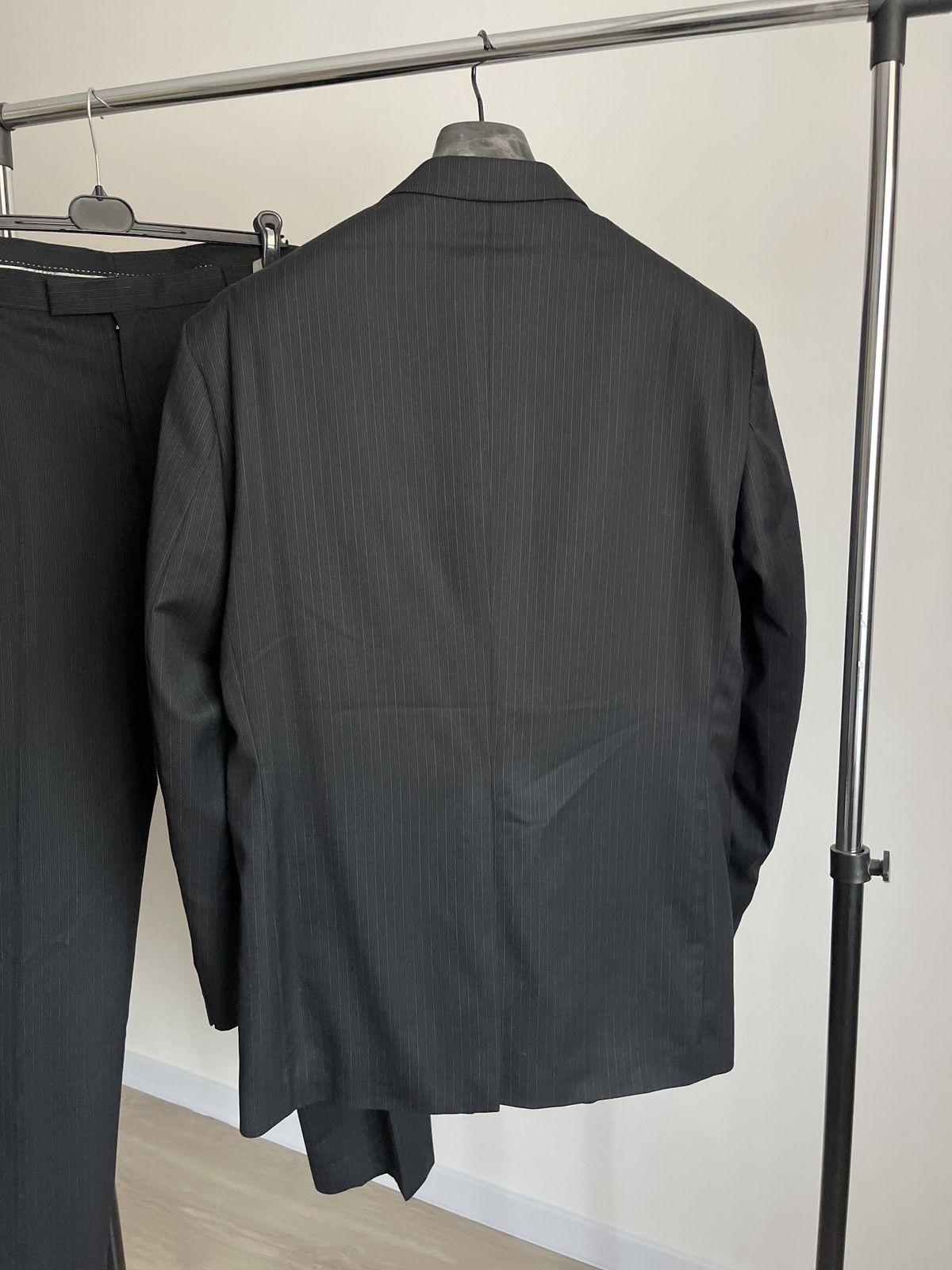 NEXT Next Super 100s Wool Pinstripe Suit blazer Pure New Wool 44R Size 44R - 3 Thumbnail