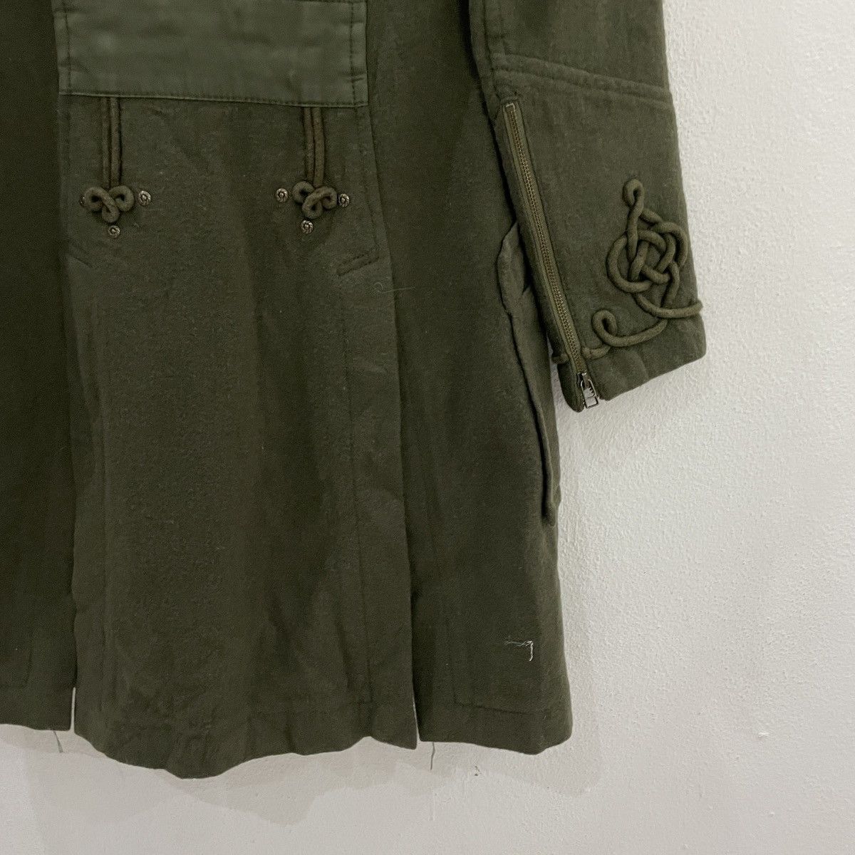 Japanese Brand Vintage Oilily Embroidery Petern Trench Coat Size L / US 10 / IT 46 - 9 Thumbnail