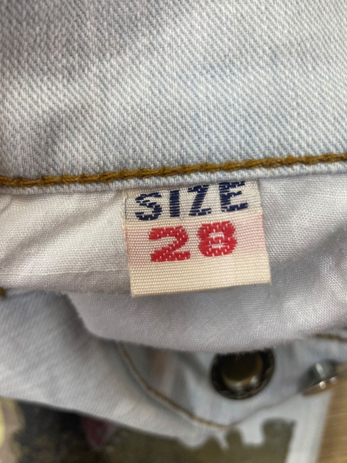 Japanese Brand Japanese Brand Hand Painted Style Flare Jeans Size US 26 / EU 42 - 11 Thumbnail