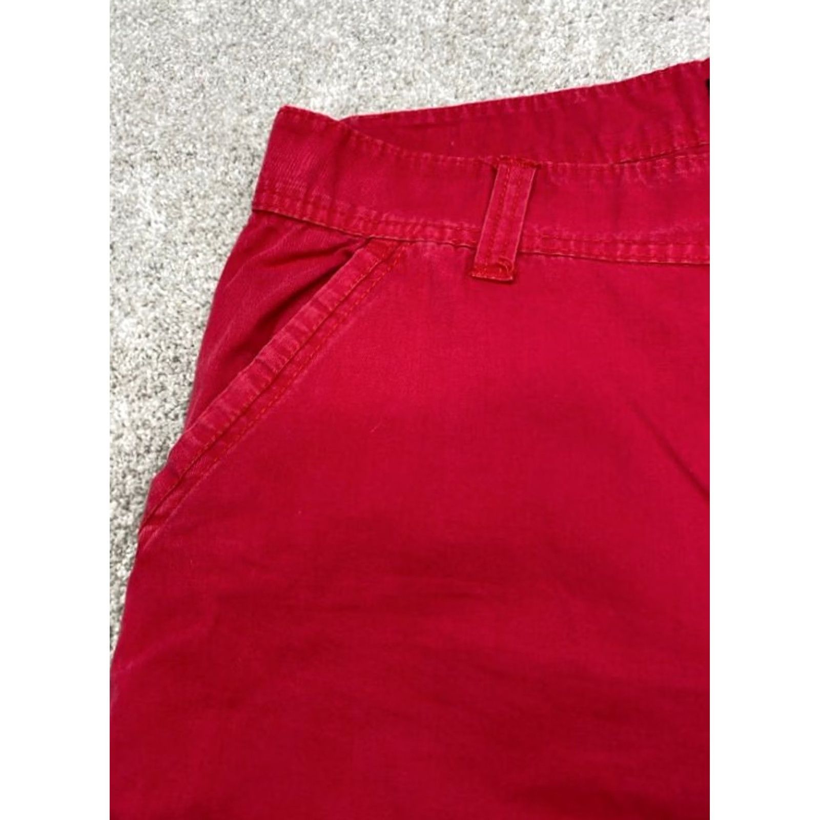 Rocawear VTG Rocawear Cargo Shorts Mens 32x12 Red 7-Pockets 100% Cotton 5587 Cargo Shorts Mens Red 90s Grunge Hip Hop Rocawear Size US 32 / EU 48 - 2 Thumbnail