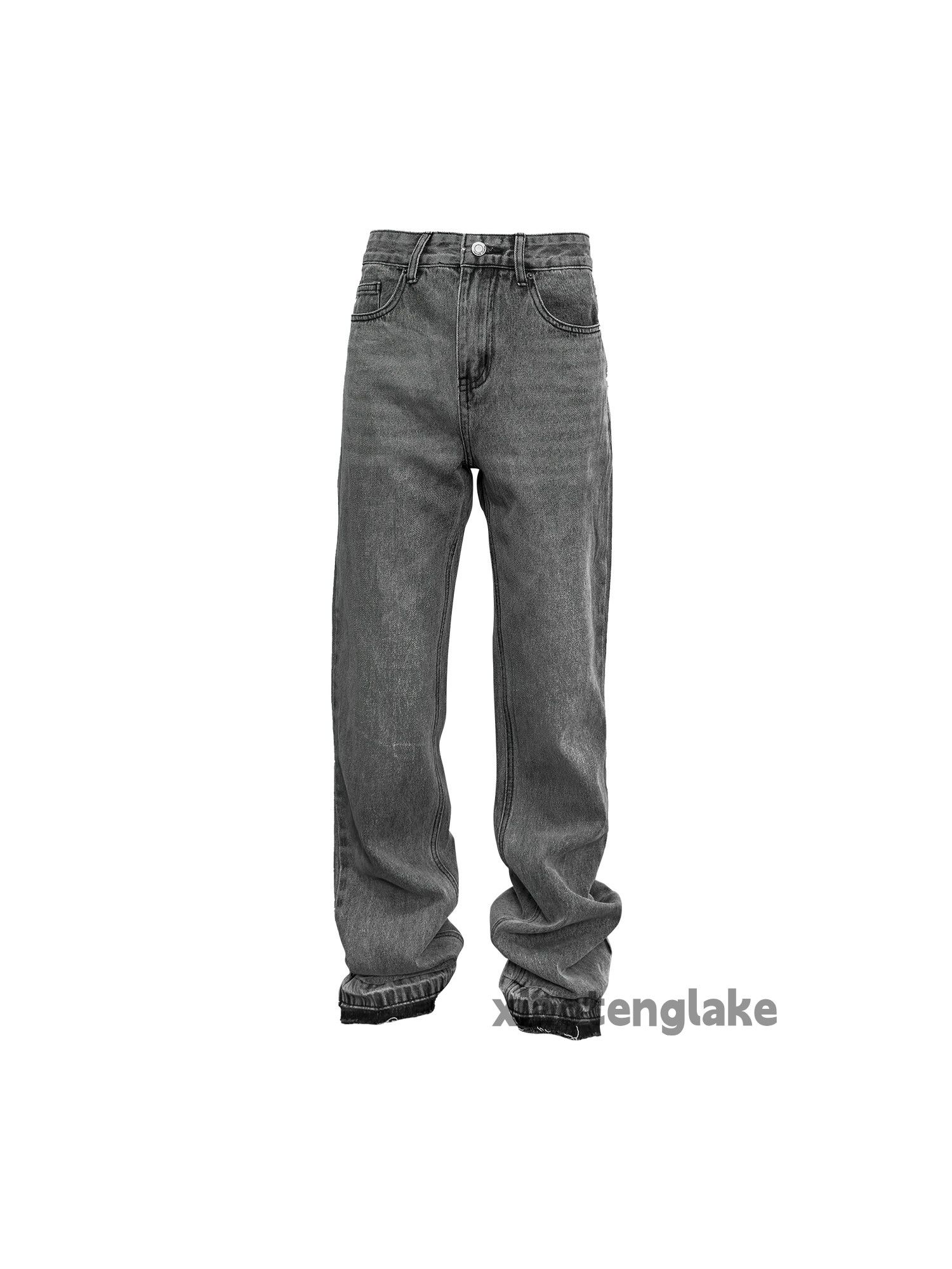 Jean × Vintage washed faded punk grunge bootcut flared yuppie jeans Size US 32 / EU 48 - 3 Thumbnail