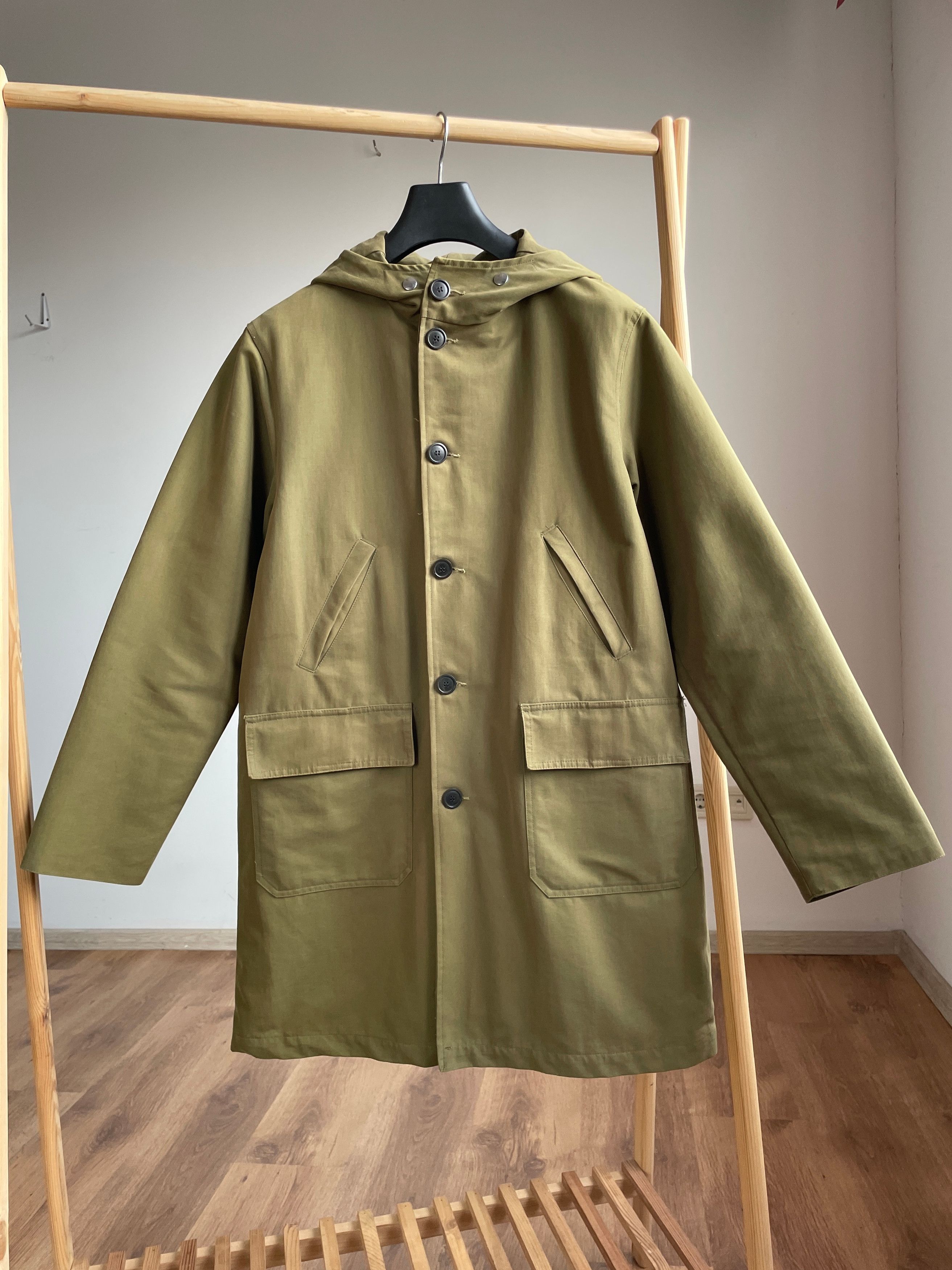 ジャケット・アウター SNORKLE PARKA 44 our legacy Our Legacy - Snorkle Parka Black Wax Mirage Tech