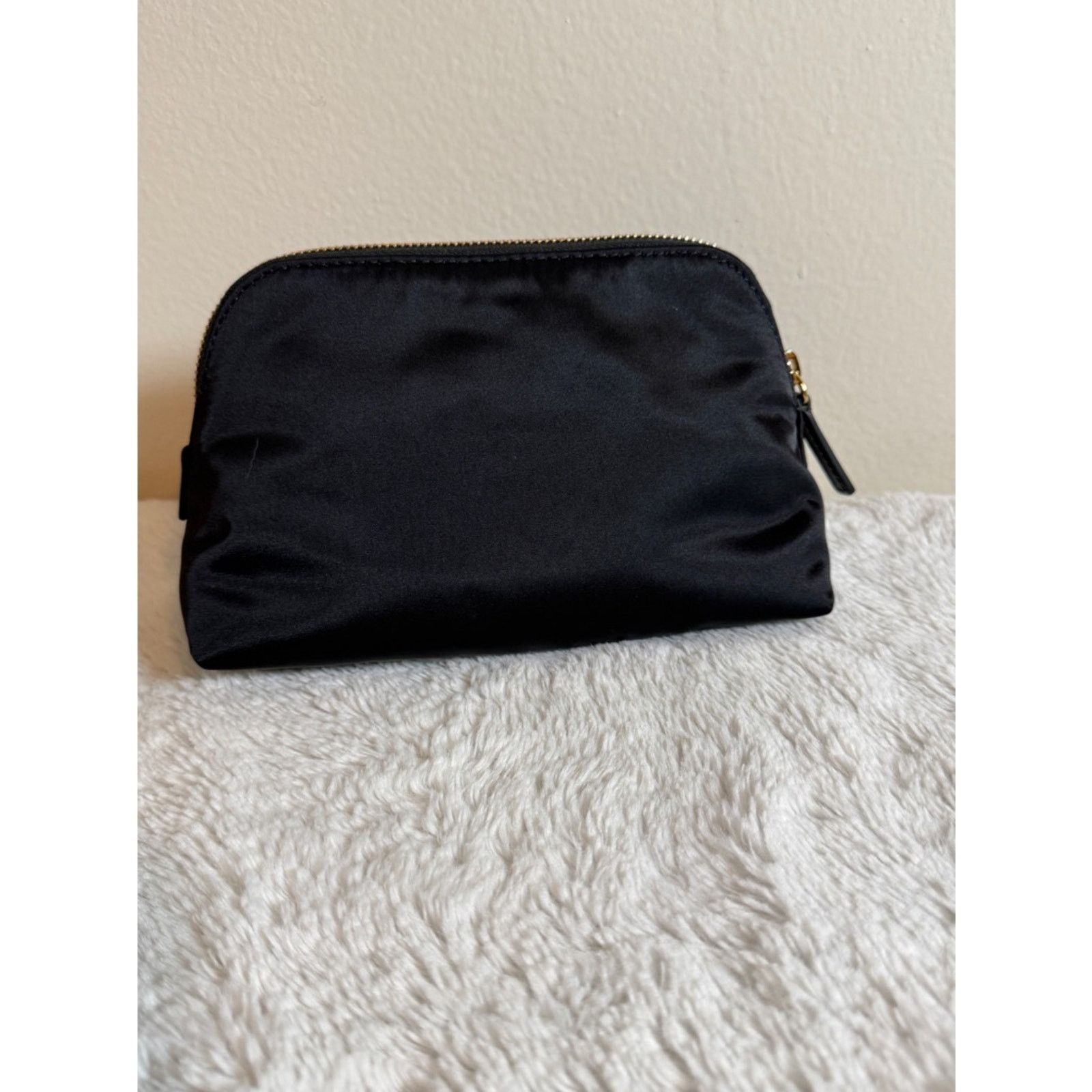 Versace Versace Black Nylon Cosmetic Pouch with Gold Zipper Size ONE SIZE - 2 Thumbnail