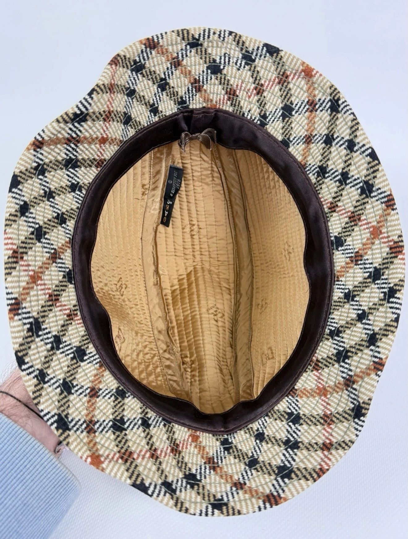 DAKS Vintage Daks London Authentic Plaid Bucket Hat Cap Size ONE SIZE - 5 Thumbnail