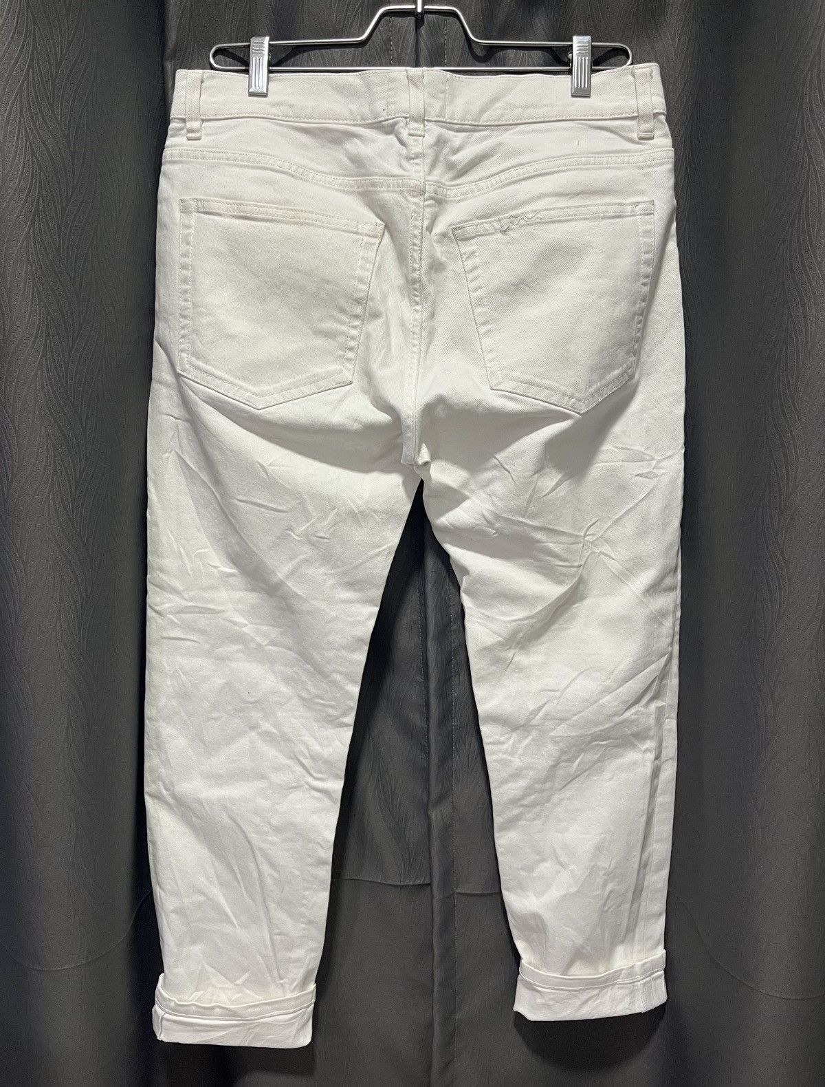 Acne Studios Acne Studio Slim Skinny Stretch White Denim Size US 33 - 2 Thumbnail