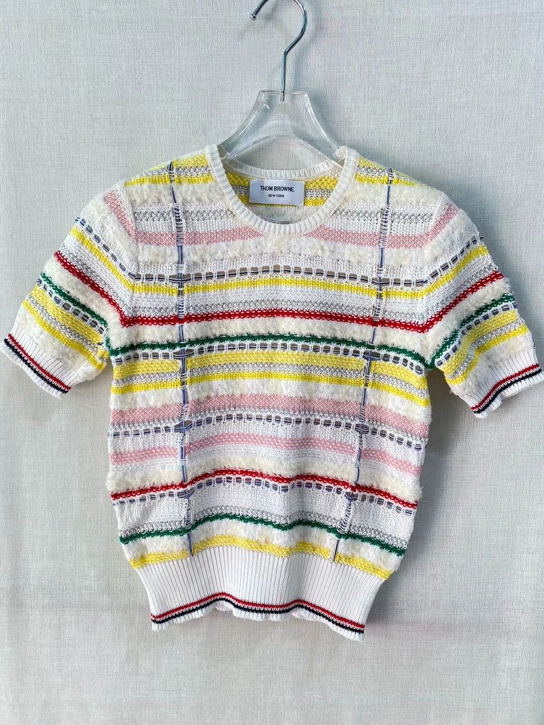 Thom Browne Thom Browne T-shirt, short sleeve shirt Size S / US 4 / IT 40 - 1 Thumbnail