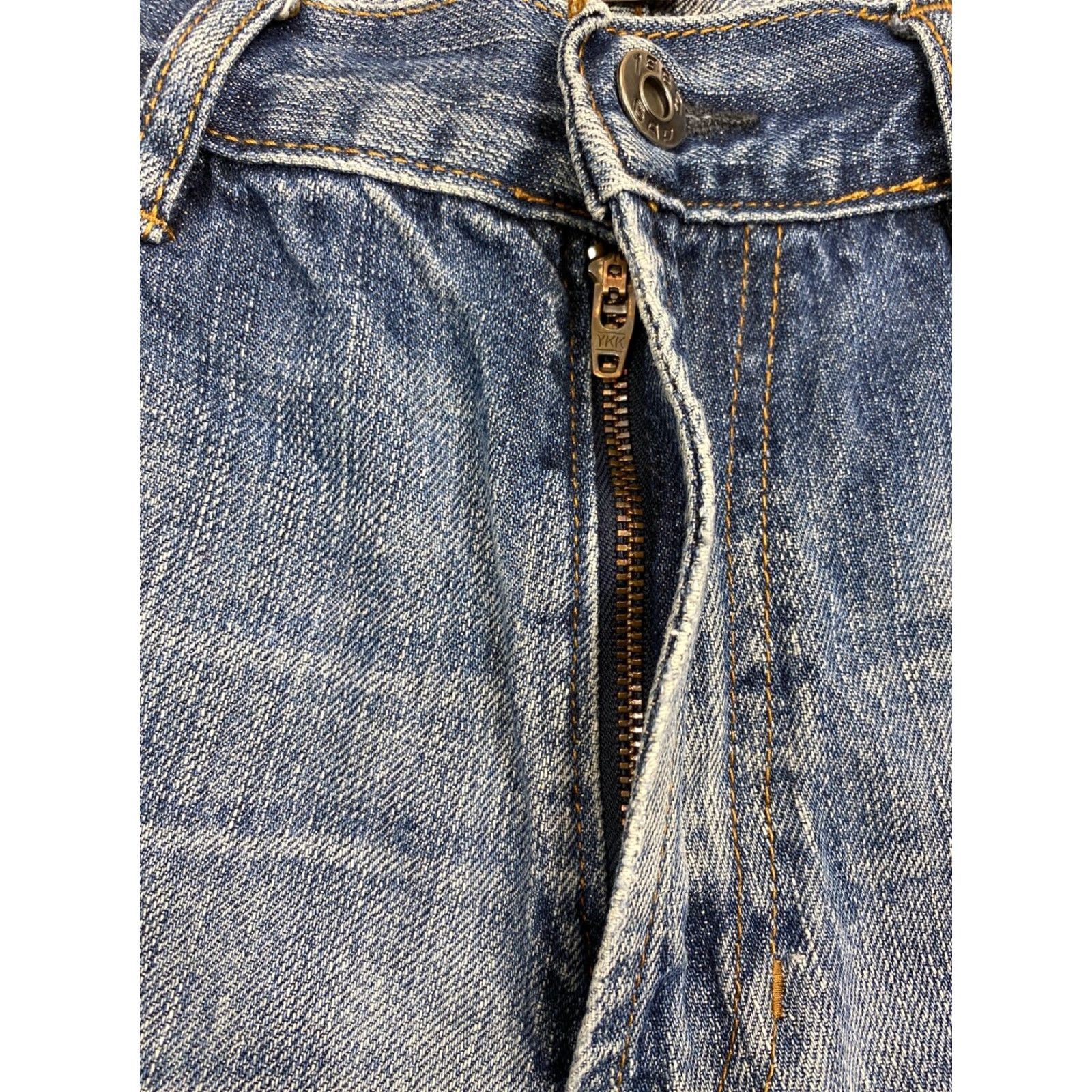Gap Gap Jeans Womens Size 32/30 Denim Distressed 5-Pocket Belt Loops Zip Button Relaxed Straight Cropped Inseam 3 Blue Pants shorts #1926 Size 24" / US 00 / IT 34 - 4 Thumbnail