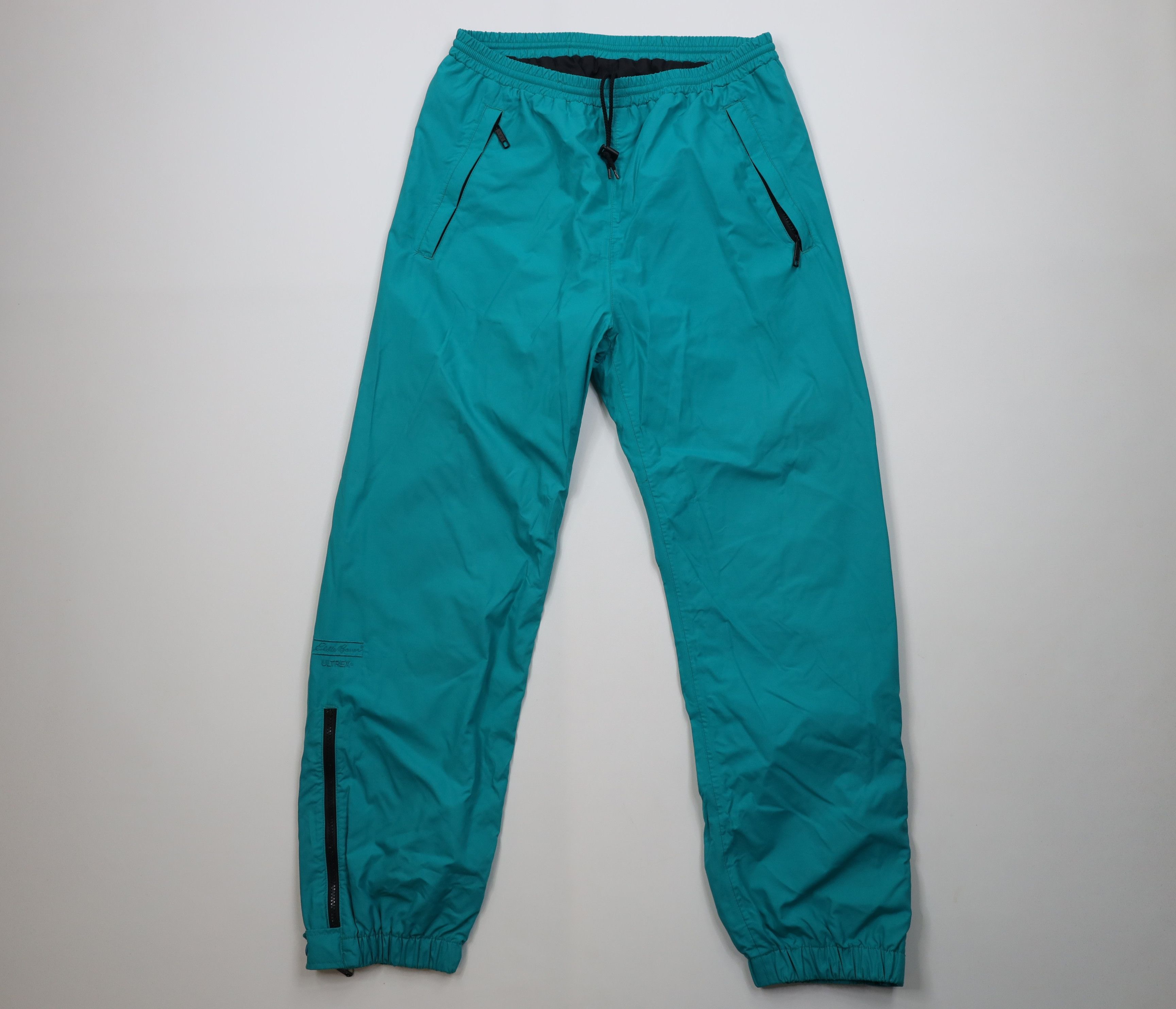 Eddie Bauer Vintage 90s Eddie Bauer Windbreaker Joggers Pants Teal Size US 32 / EU 48 - 1 Thumbnail