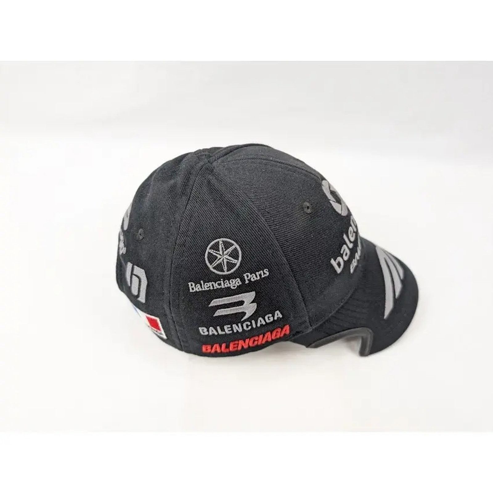 Balenciaga o1rshd1 Q:11 / Size: S ( 55 CM ) / Racer Hat / Cap in Black Size ONE SIZE - 12 Thumbnail