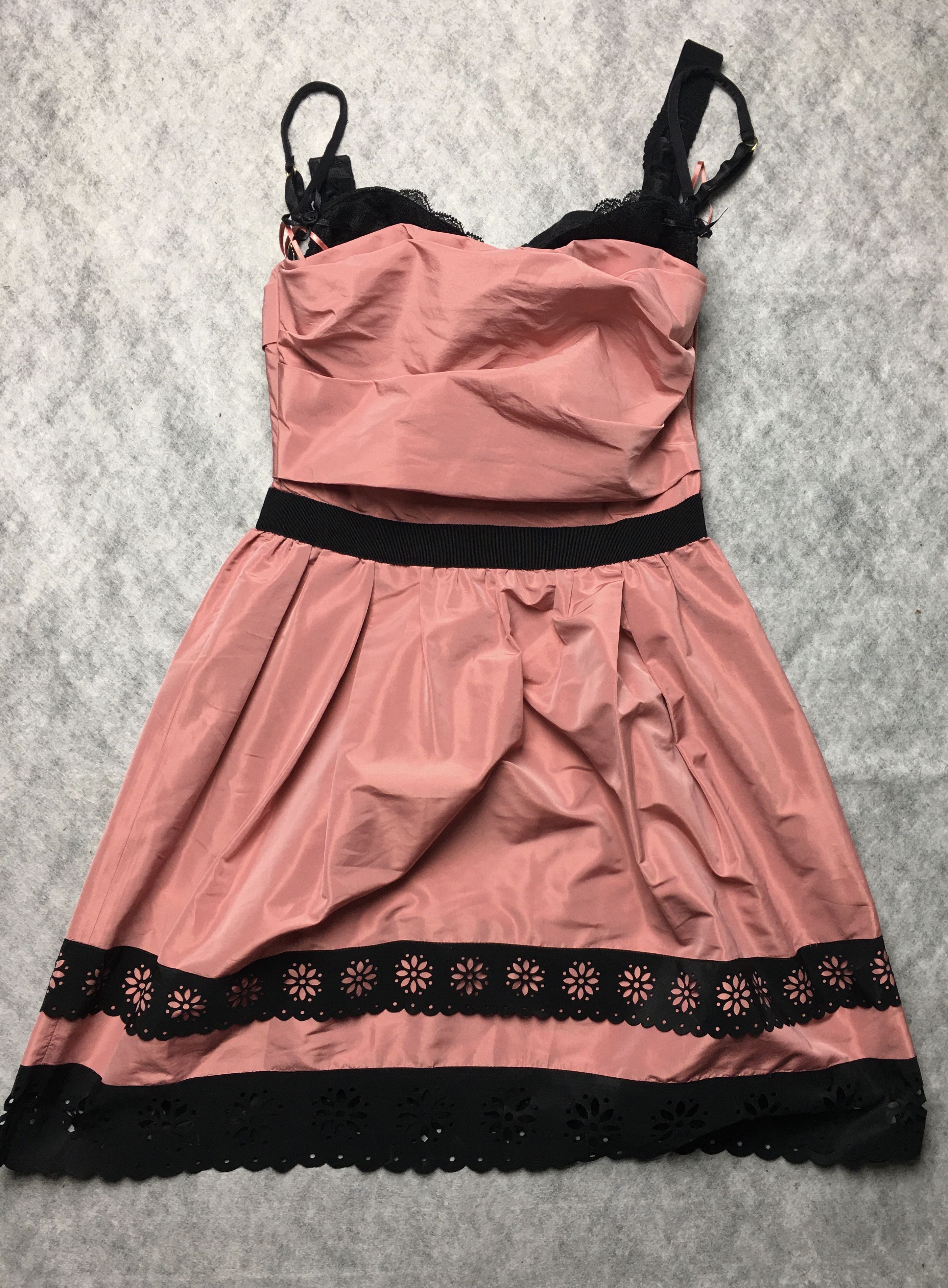 Moschino Moschino Cheap & Chic F/W 2012 Pink Satin Mini Dress US 6 Size M / US 6-8 / IT 42-44 - 6 Thumbnail