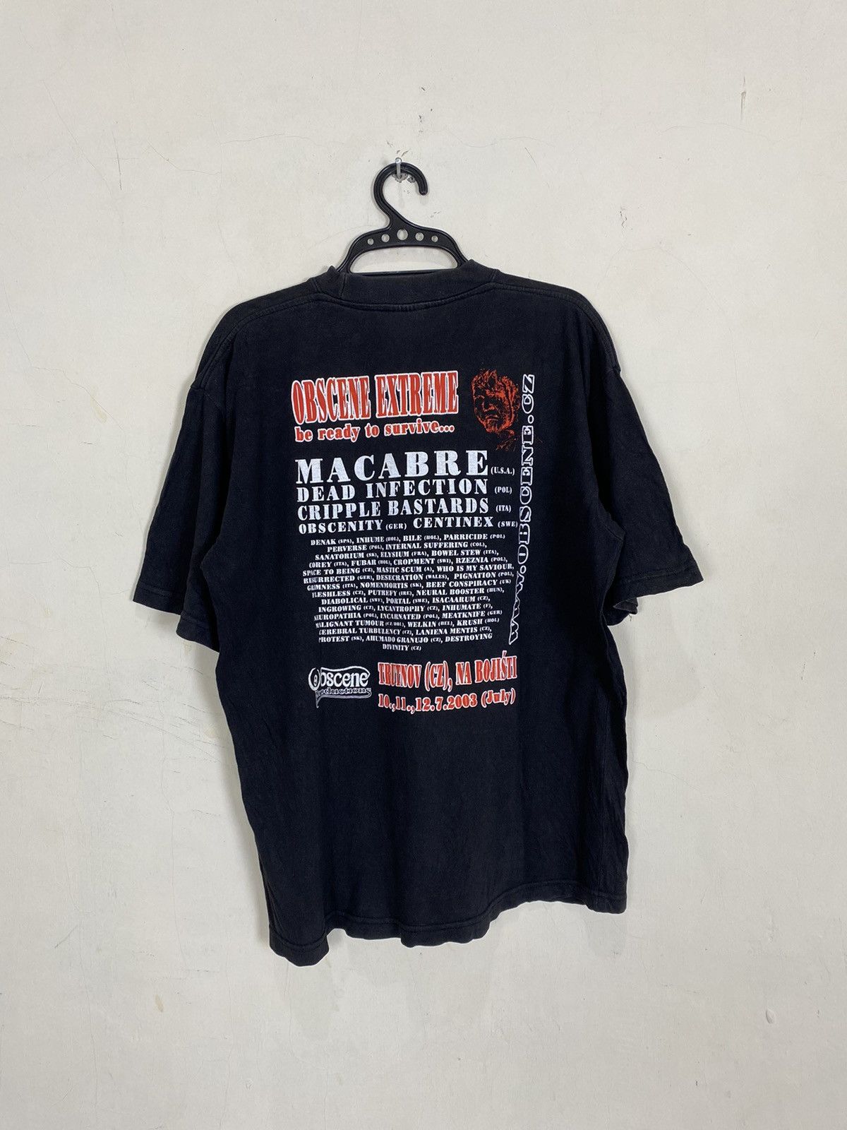 Band Tees Vintage Obscene Extreme 2003 Compilation T-shirt Size US M / EU 48-50 / 2 - 2 Thumbnail