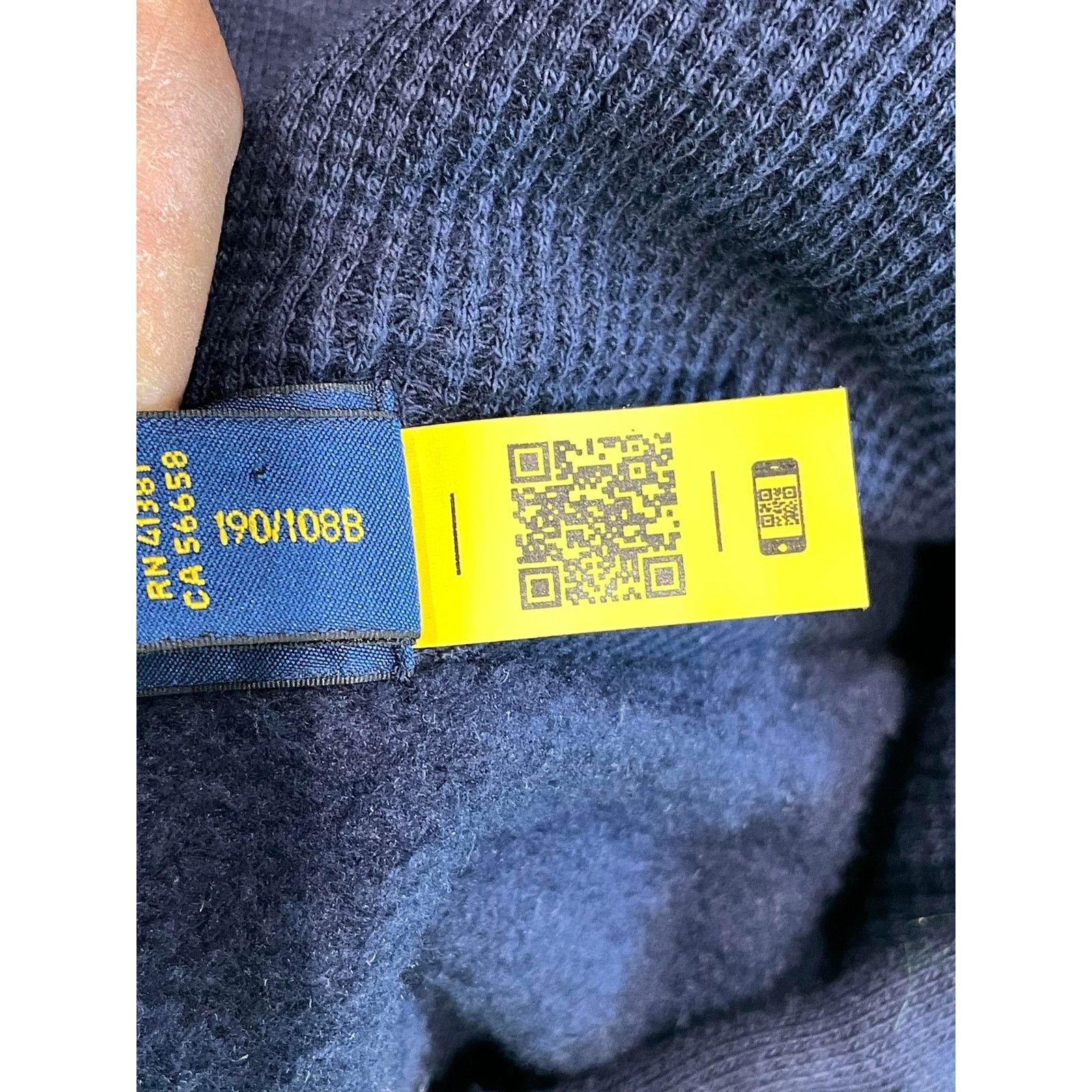 Polo Ralph Lauren Polo Zip Up Jacket Navy Yellow Size US XXL / EU 58 / 5 - 5 Thumbnail