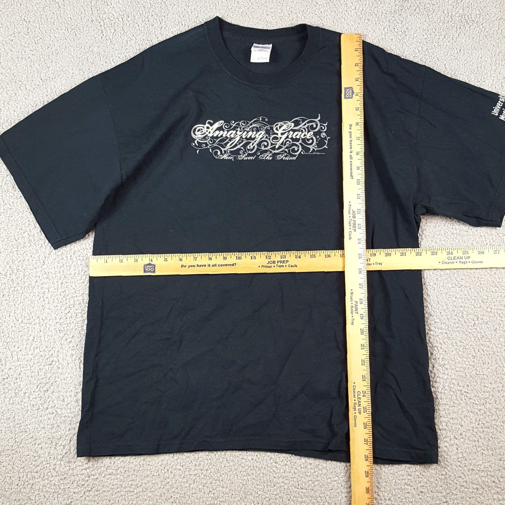 Gildan Vintage Gildan Men's T-Shirt XL Black Christian Gospel Hymn Jesus Short Sleeve 90s Y2K Religiousmusic Size US XL / EU 56 / 4 - 6 Thumbnail