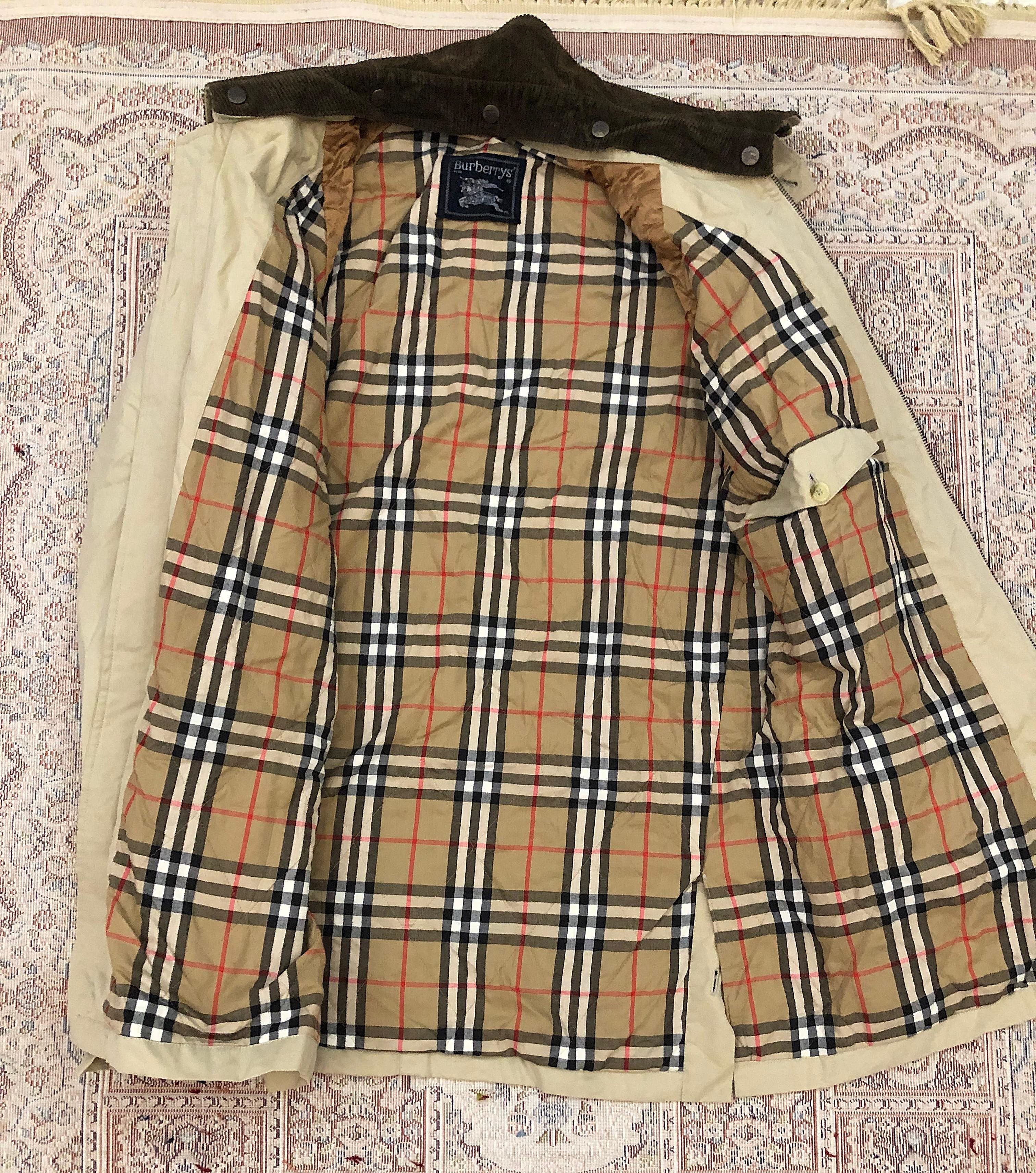 Burberry Vintage Burberry Trench Coat Medium 90s Nova Check Beige Size US L / EU 52-54 / 3 - 2 Thumbnail
