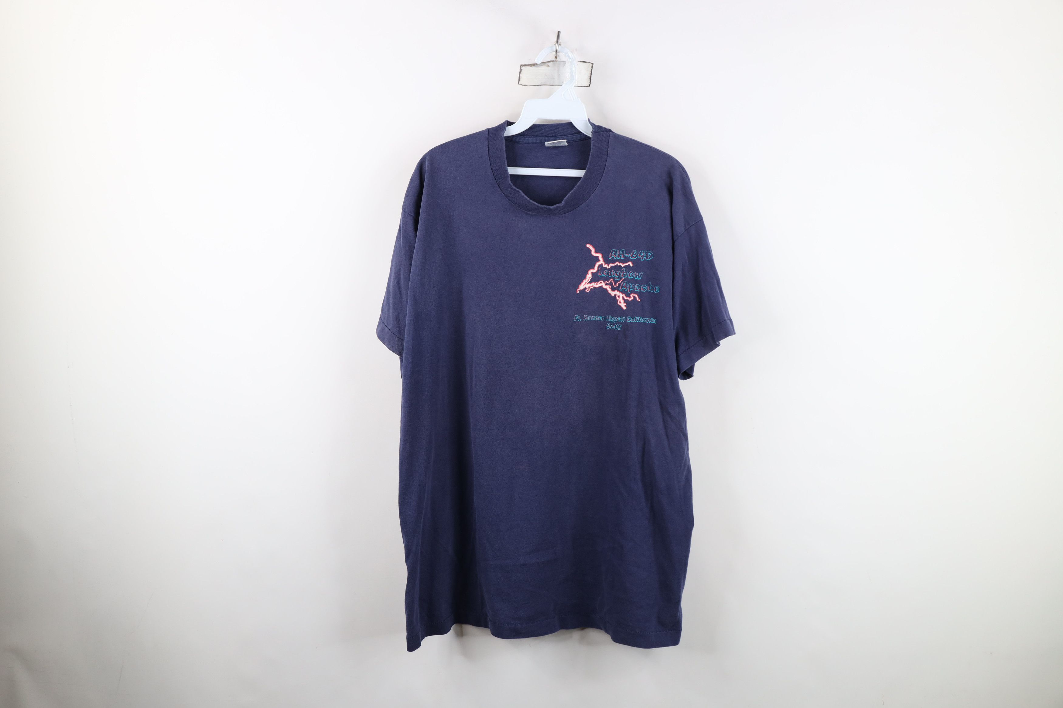Vintage Vintage 90s Longbow Apache Ft Hunter Liggett T-Shirt USA Size US XL / EU 56 / 4 - 1 Thumbnail