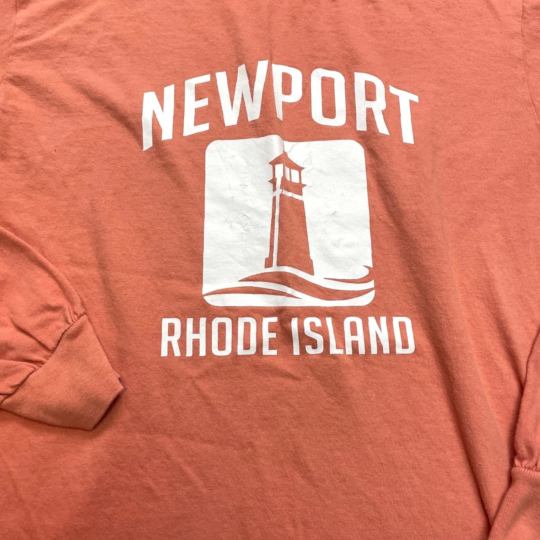 Comfort Colors Comfort Colors Shirt Unisex Adults S Orange Long Sleeve Newport Rhode Island Logo T Size US S / EU 44-46 / 1 - 2 Thumbnail
