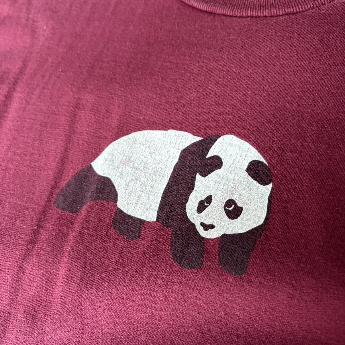 Enjoi Enjoi Panda T Shirt - Maroon Size US M / EU 48-50 / 2 - 3 Thumbnail