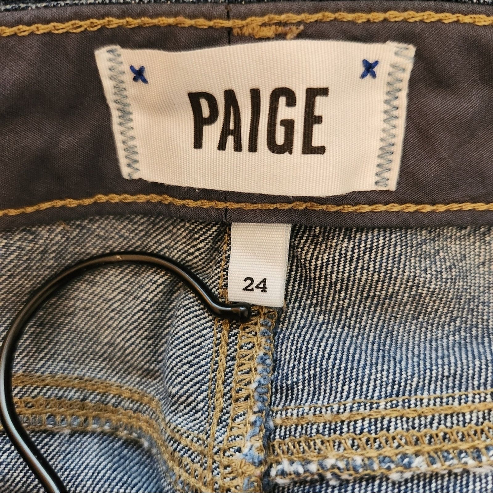Paige Paige Premium Denim Mid Rise Jeans in Wanderlust 24 Size 24" / US 00 / IT 34 - 5 Thumbnail