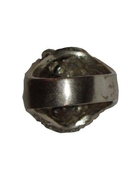 Designer Sterling Silver Plated Brass Etruscan Lion Profile Ring Size ONE SIZE - 5 Thumbnail