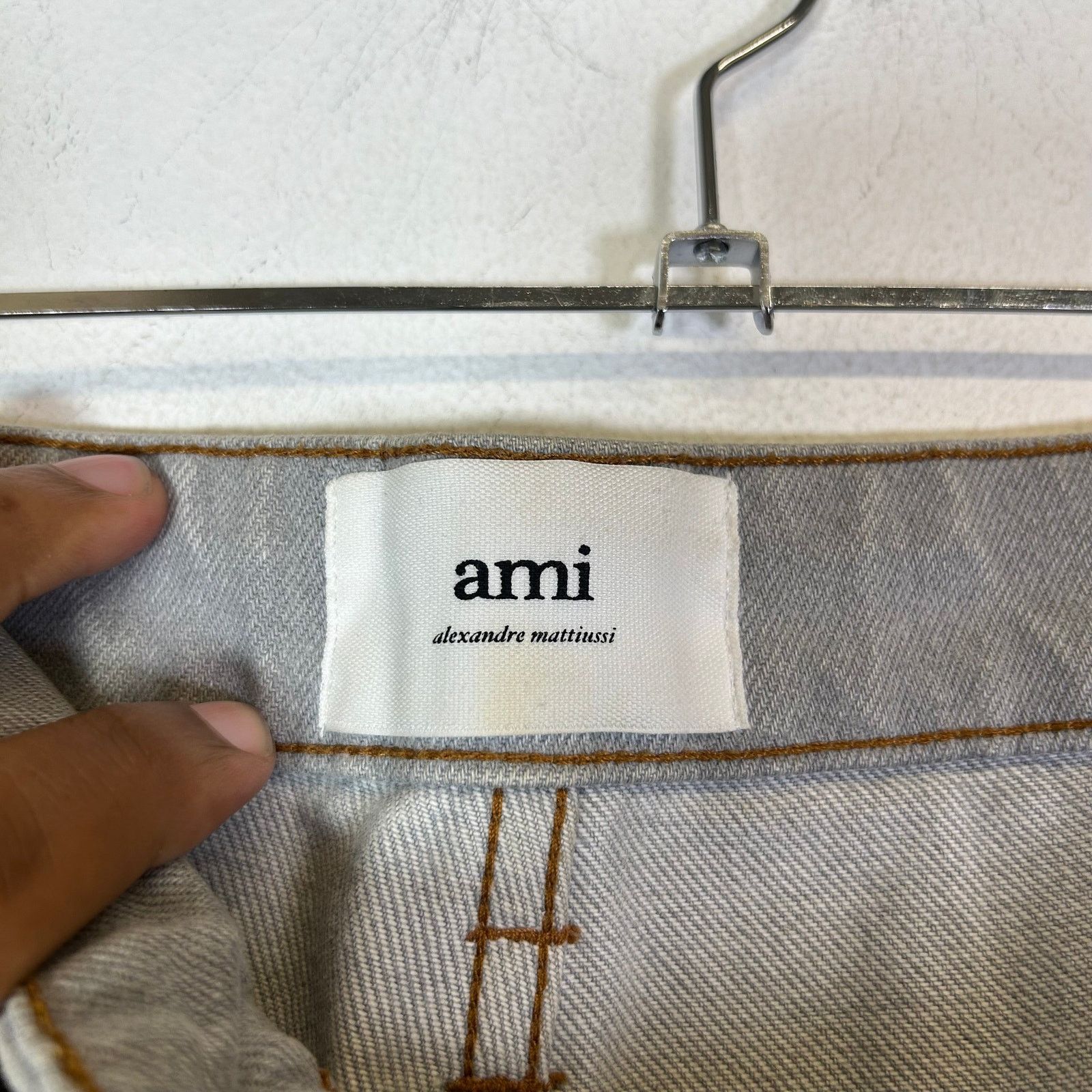 AMI Ami Paris Grey Baggy Fit Jeans Size US 36 / EU 52 - 4 Thumbnail