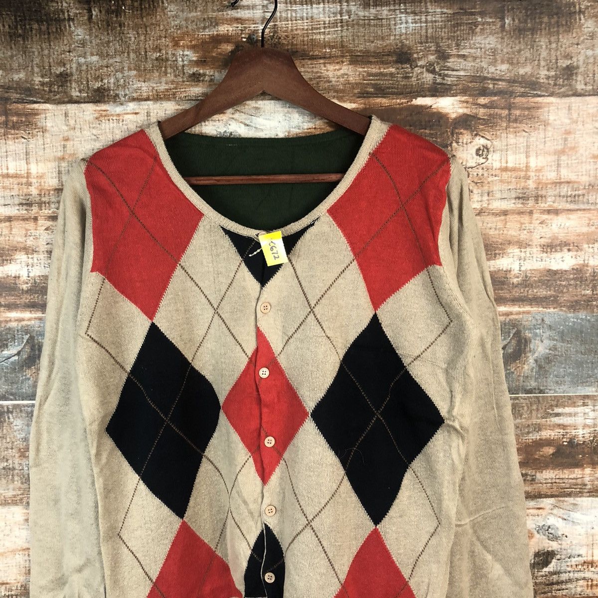 Homespun Knitwear × Japanese Brand DL Japan vintage cardigan Beige Knitwear #C672 Size S / US 4 / IT 40 - 5 Thumbnail