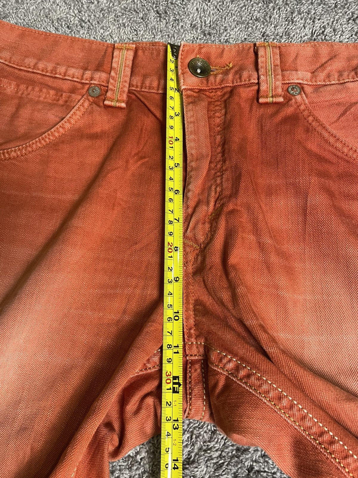 Edwin Rare Orange Edwin Exclusive Vintage Pant Size US 35 - 17 Thumbnail