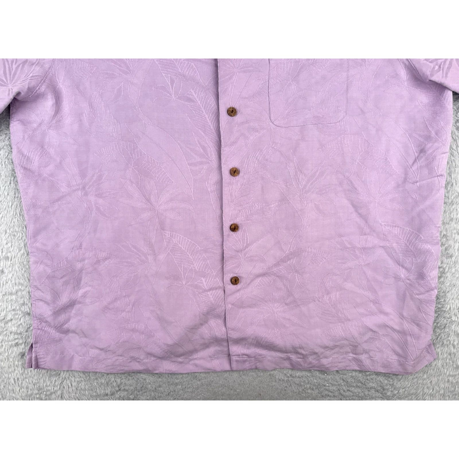 Vintage Caribbean Hawaiian Shirt Men 2XL Purple Floral Button-Up Silk Blend Aloha Resort Size US XXL / EU 58 / 5 - 5 Thumbnail
