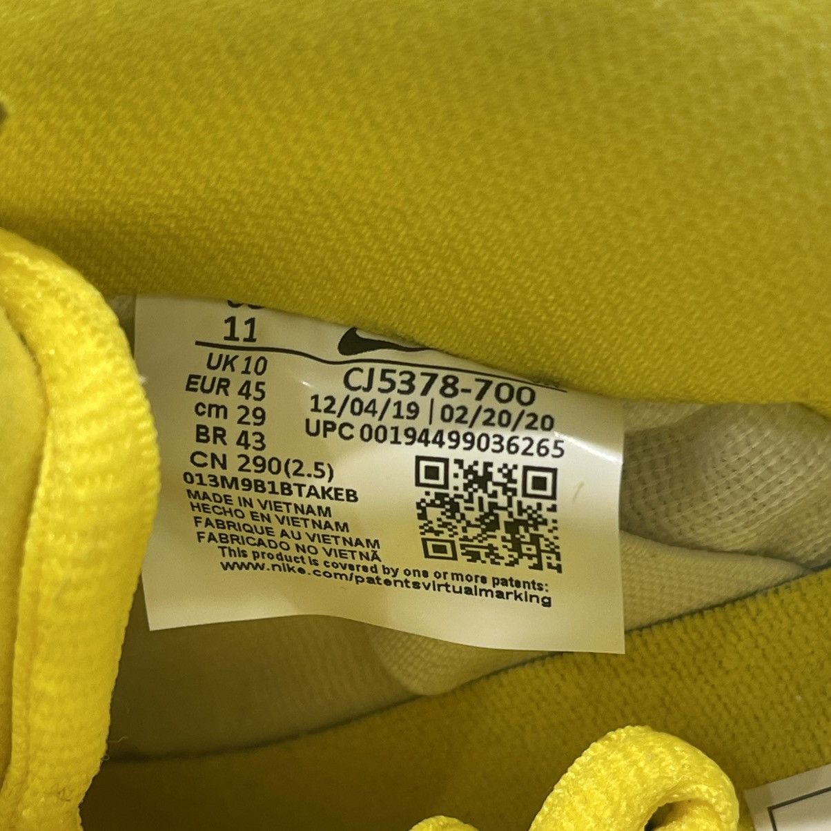 Nike Nike SB Dunk Low Grateful Dead Bears Opti Yellow Size US 11 / EU 44 - 10 Thumbnail