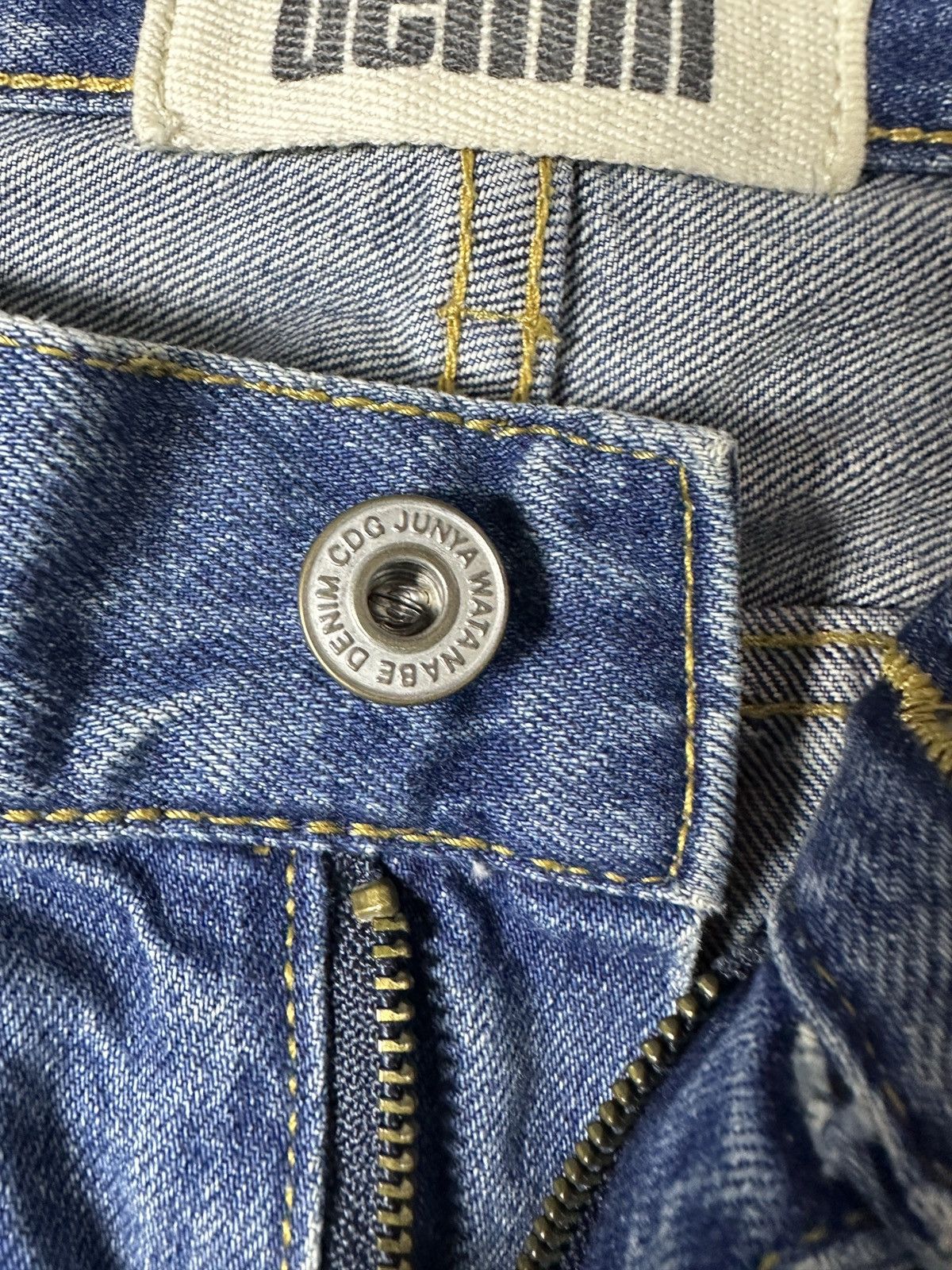 Comme des Garcons × Junya Watanabe CDG - JUNYA WATANABE — DENIM PATCHWORK JEANS Size US 32 / EU 48 - 9 Thumbnail