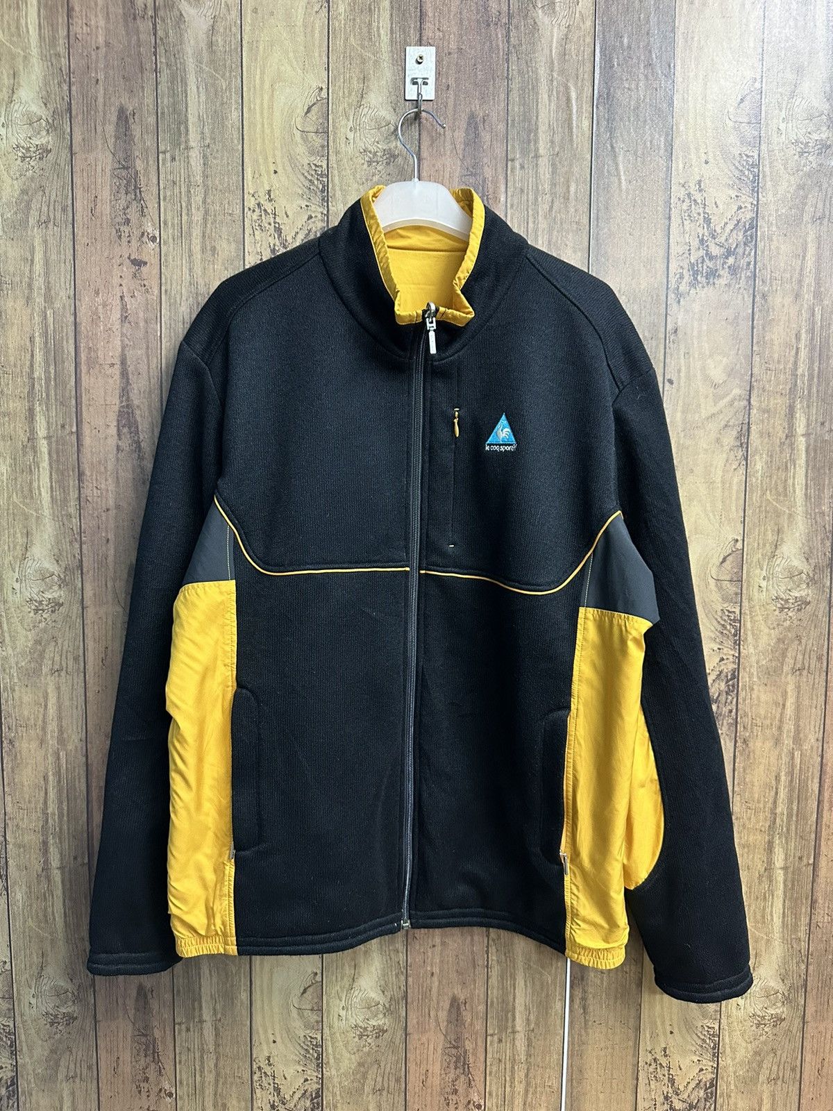 Le Coq Sportif Vintage Le coq sportif Reversible Zipper Jacket Z06 Size US L / EU 52-54 / 3 - 1 Thumbnail