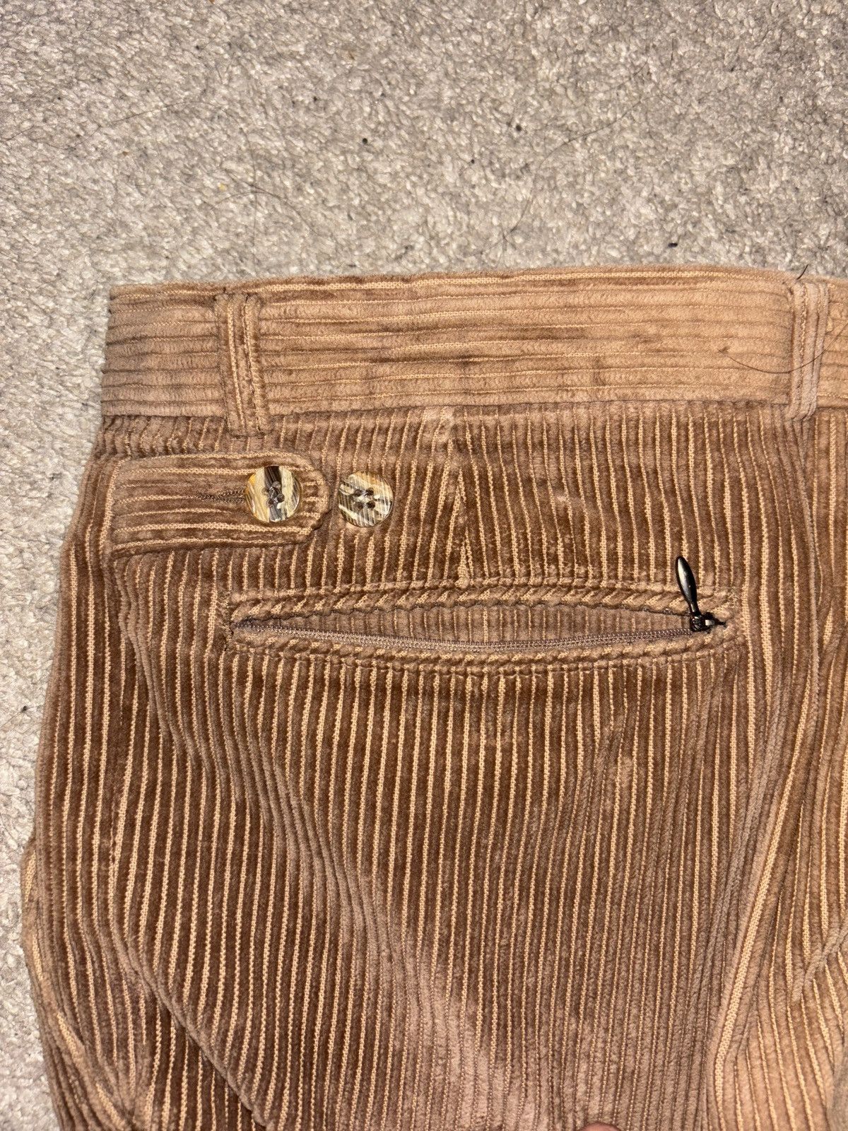 Vintage Westbury Beige Corduroy Pants Size US 32 / EU 48 - 3 Thumbnail