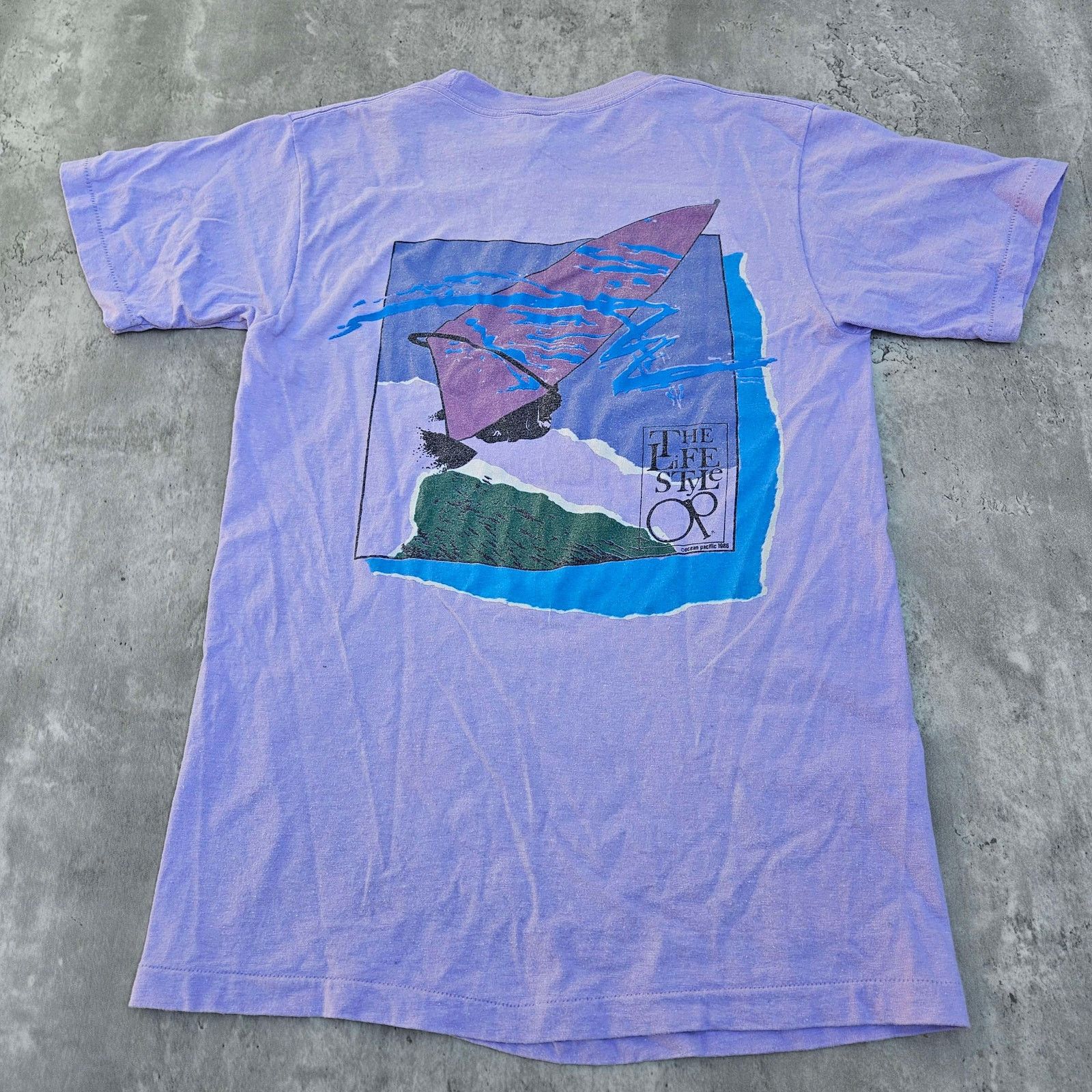 Ocean Pacific Vintage Ocean Pacific Shirt 1986 Single Stitch Size Large Size US L / EU 52-54 / 3 - 6 Thumbnail